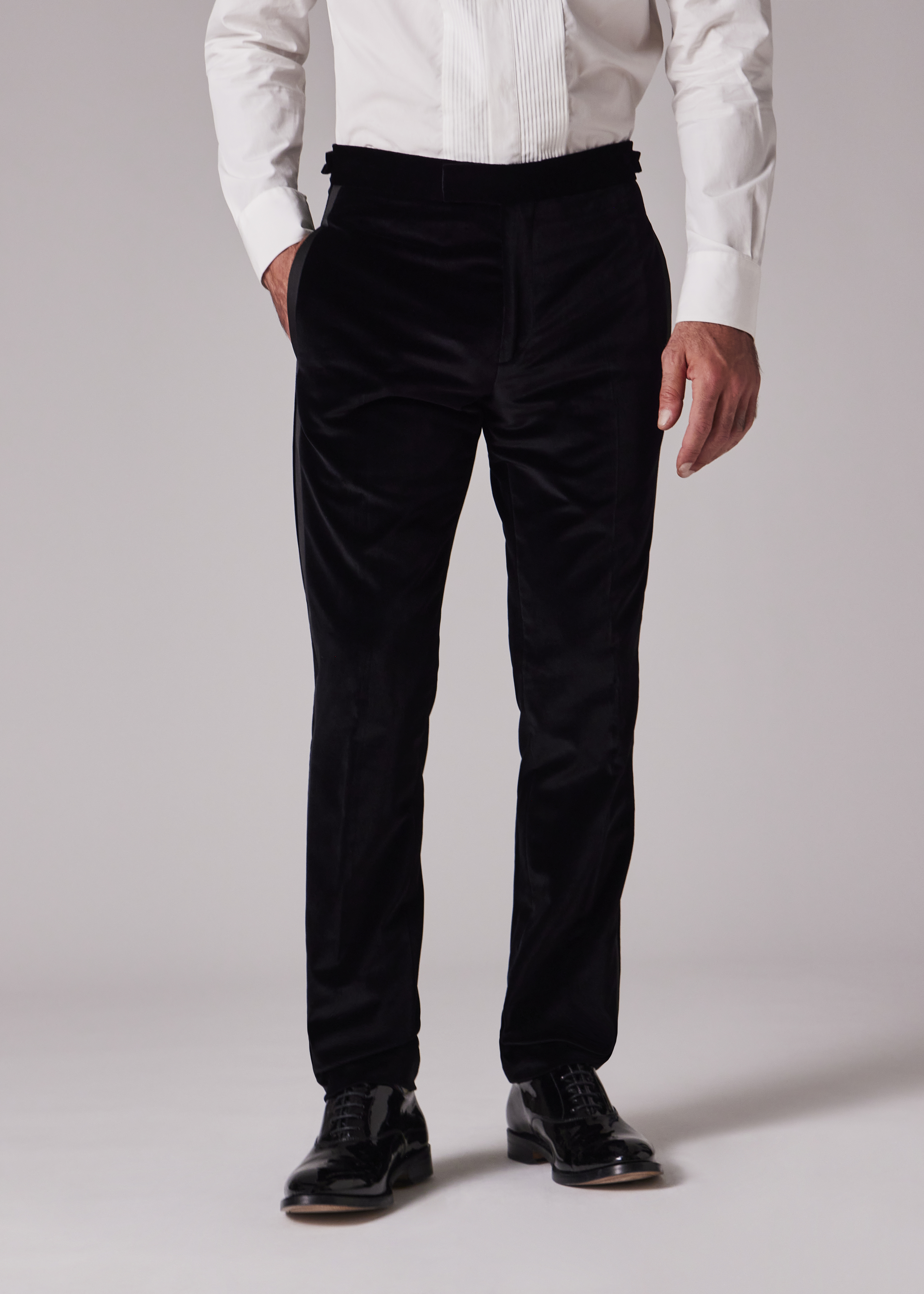 The Soho - Black Velvet Evening Suit thumbnail 4