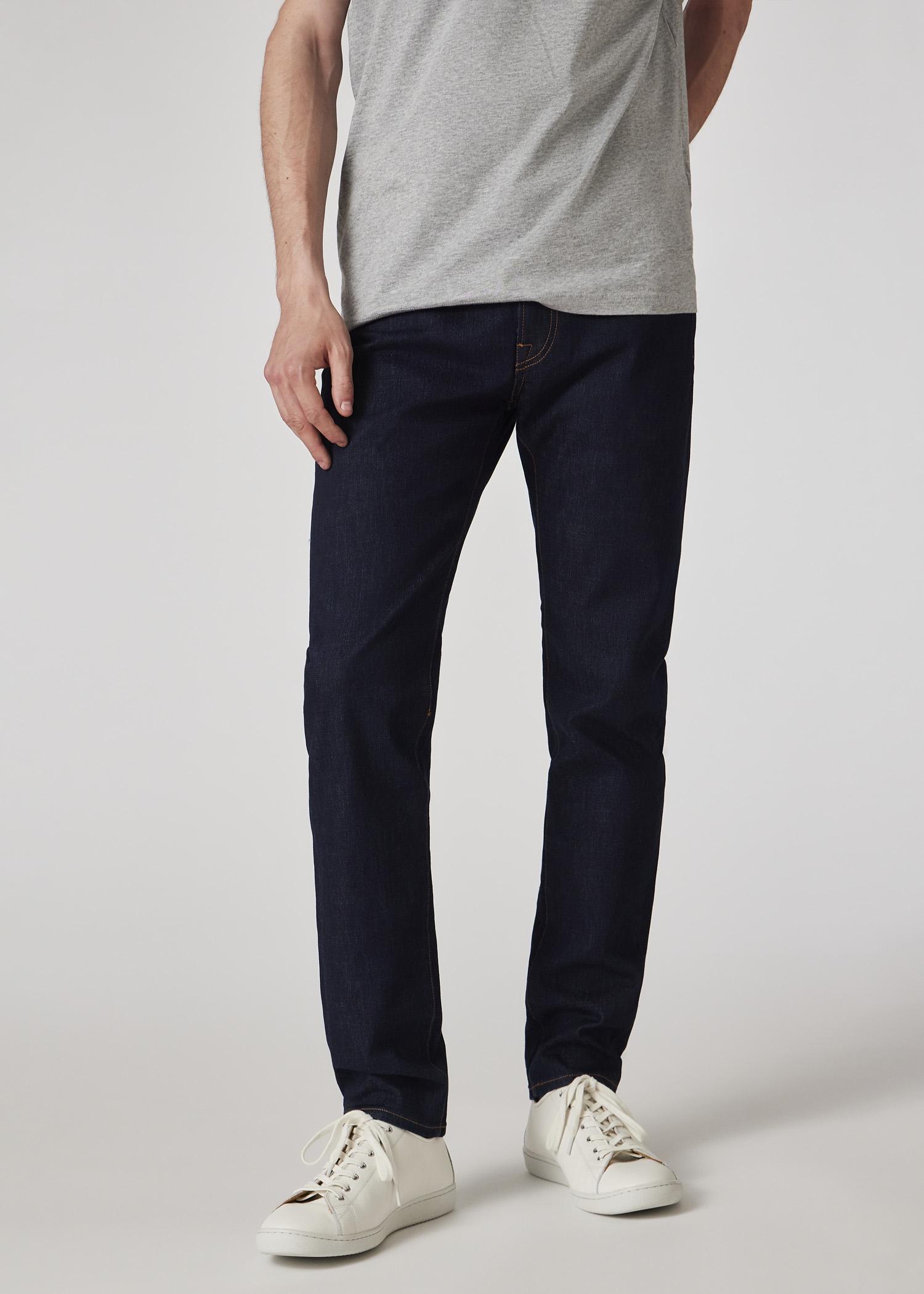 Slim-Fit Indigo-Rinse 'Crosshatch Stretch' Jeans