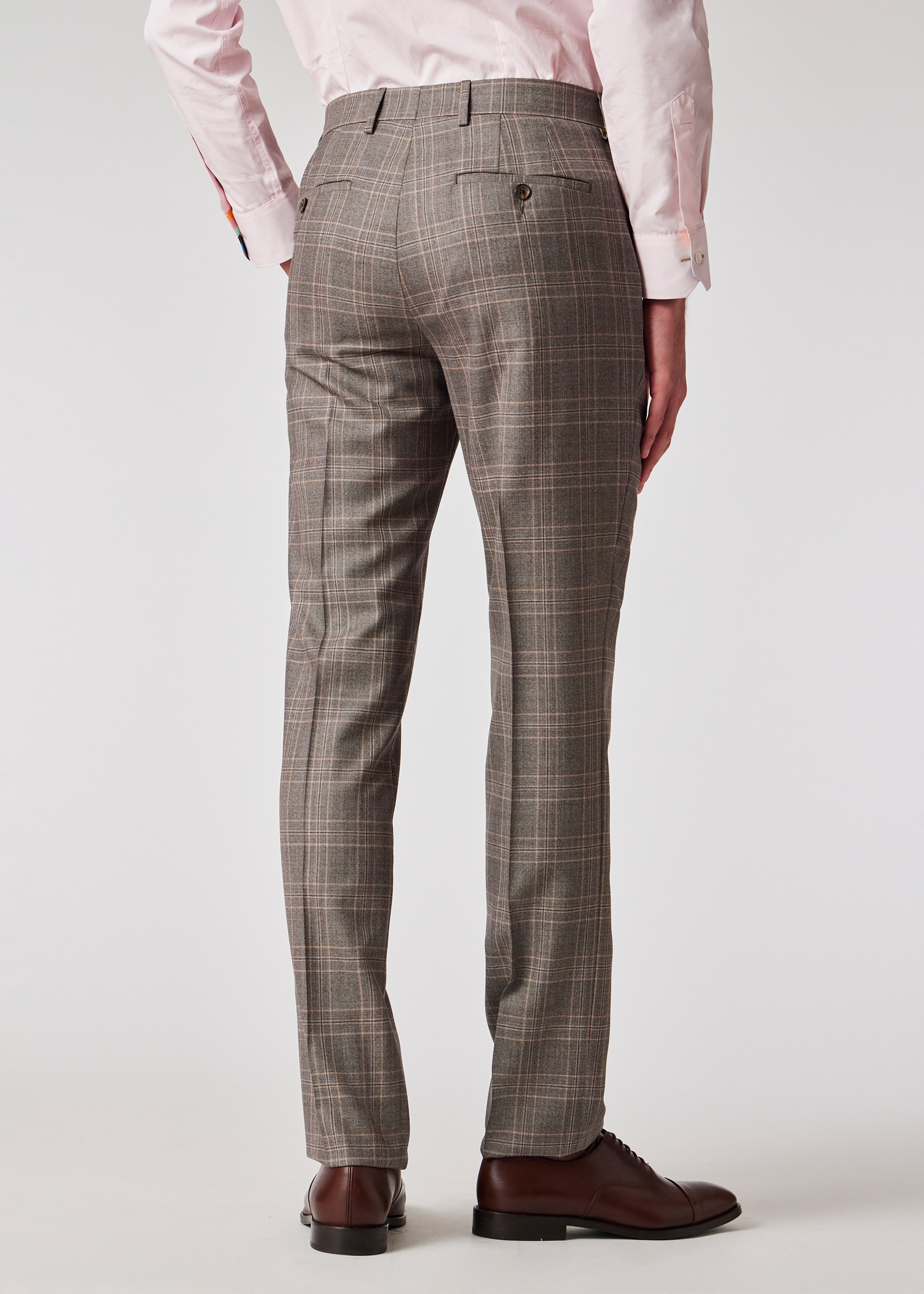 The Brierley - Light Brown Check Wool Suit thumbnail 5