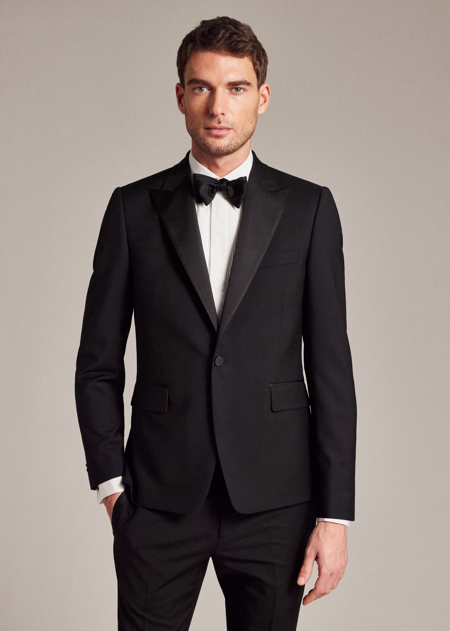 The Soho - Black Wool-Mohair Evening Suit thumbnail 4