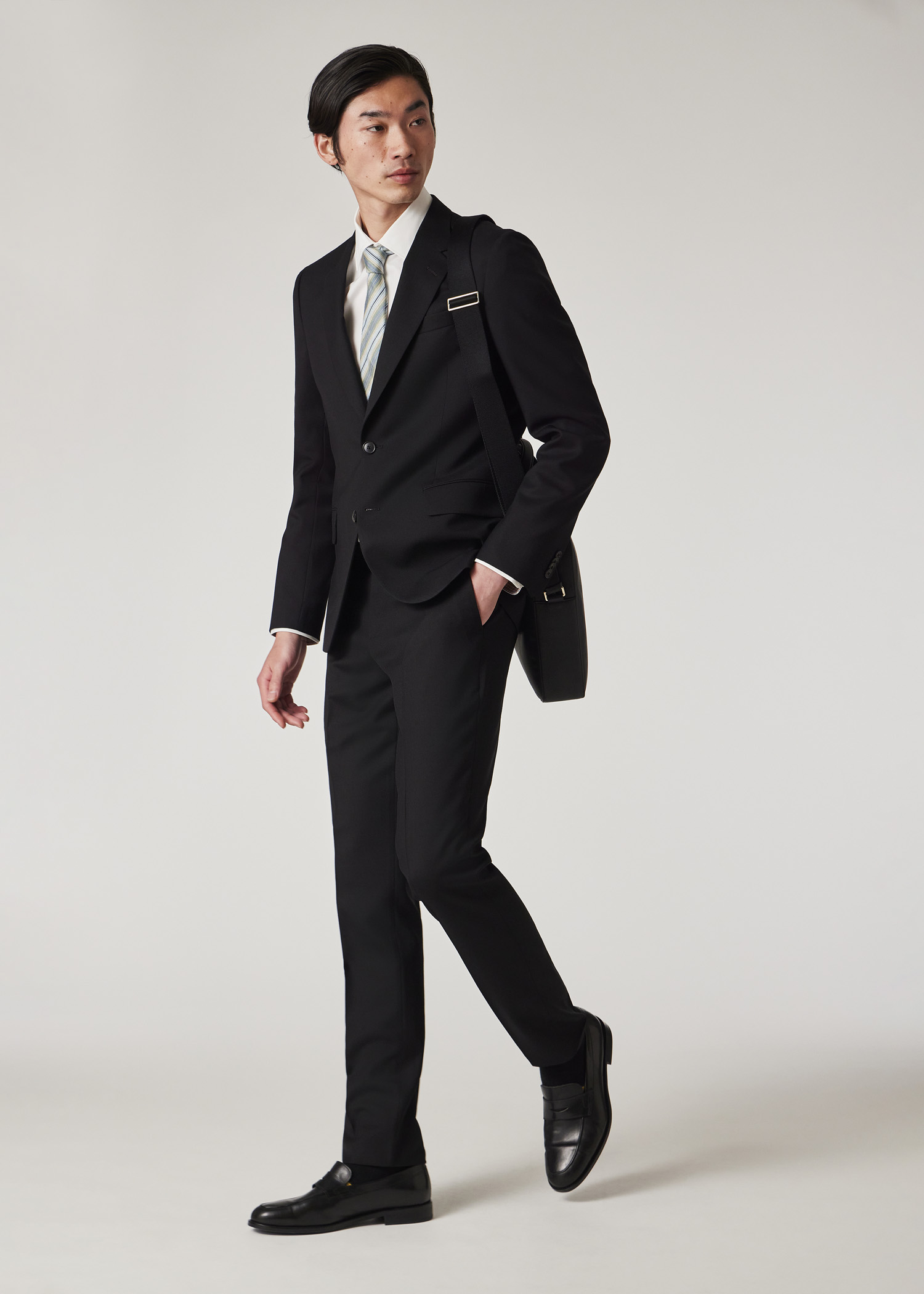 Porte-costume Paul Smith – Léger, Zippé, Noir Et Violet – Occasion Bon état – Pour Homme