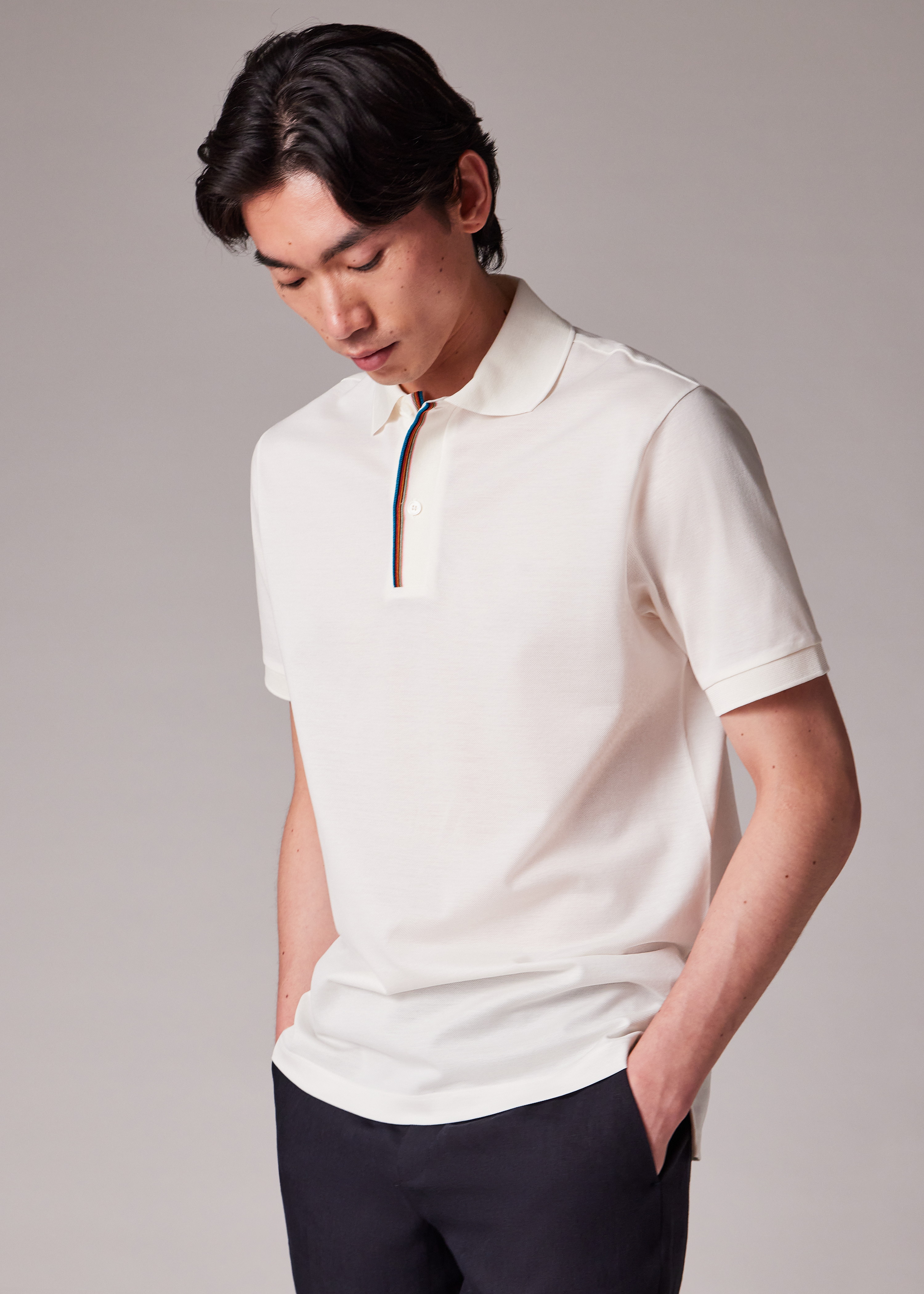 M*。様 supreme Washed Stripe Polo White M M*。様 supreme Washed Stripe Polo White M Washed Stripe Polo