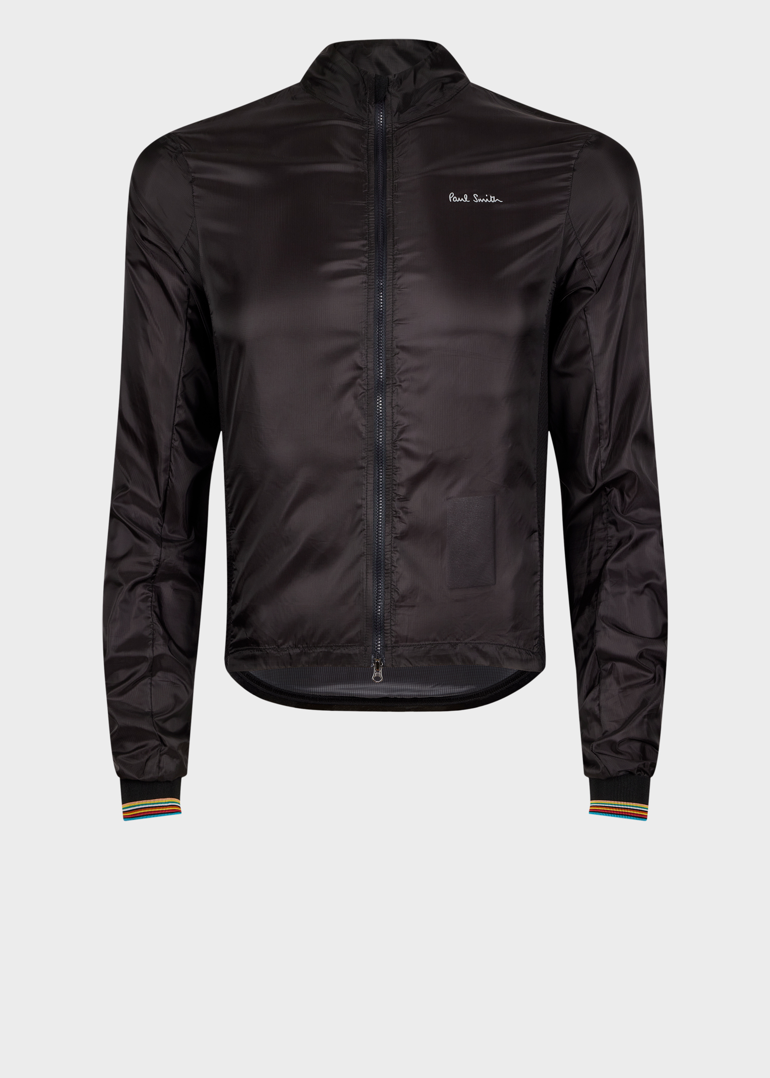 Black Packable Cycling Wind Jacket thumbnail 5