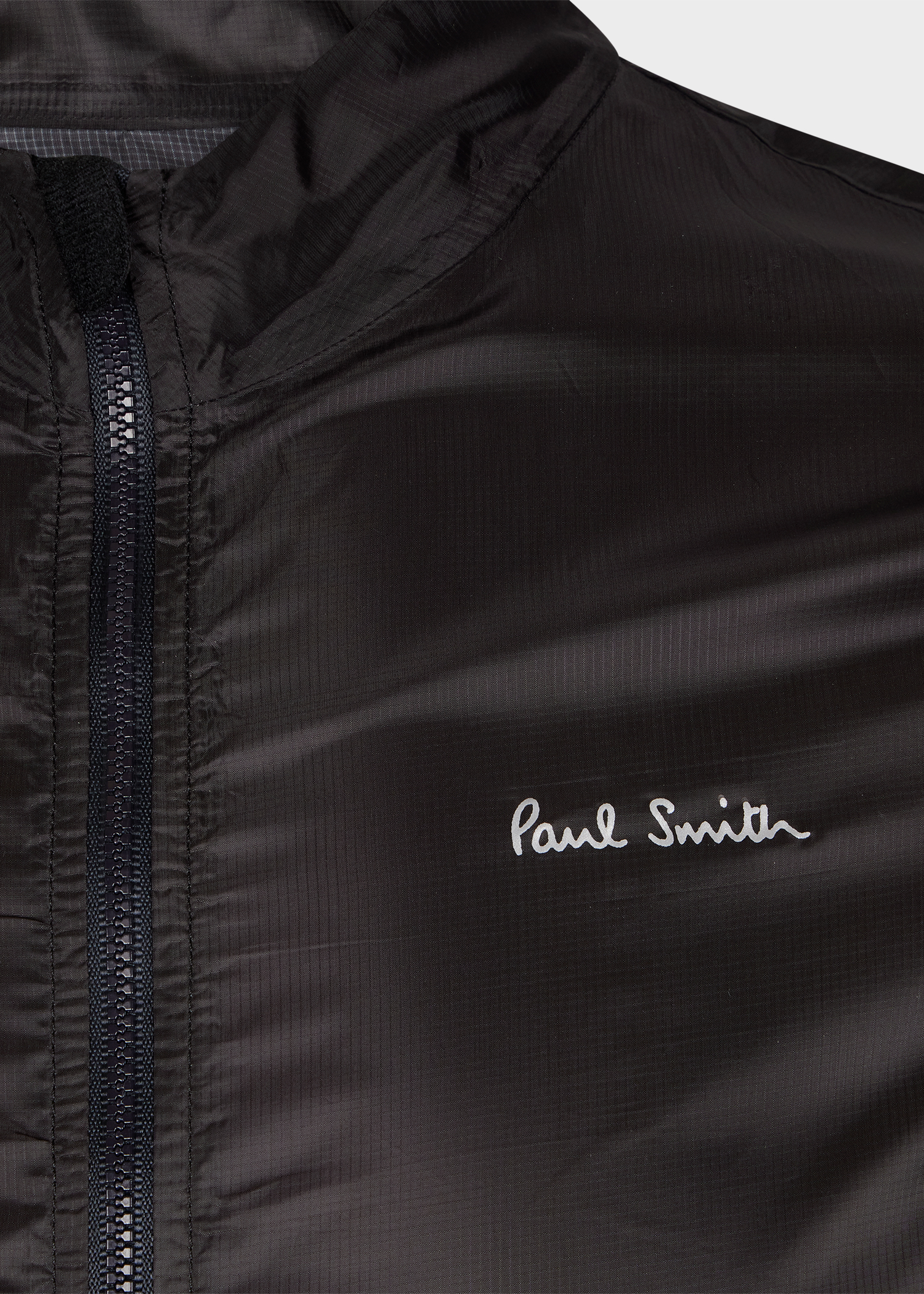 Black Packable Cycling Wind Jacket thumbnail 8