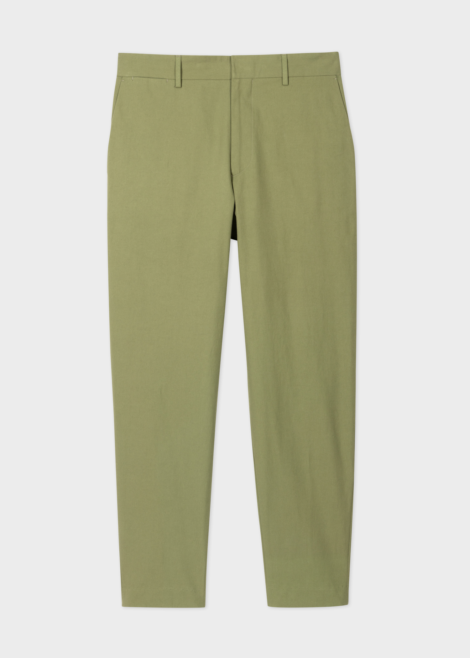 Khaki Tailored-Fit Trousers primary image