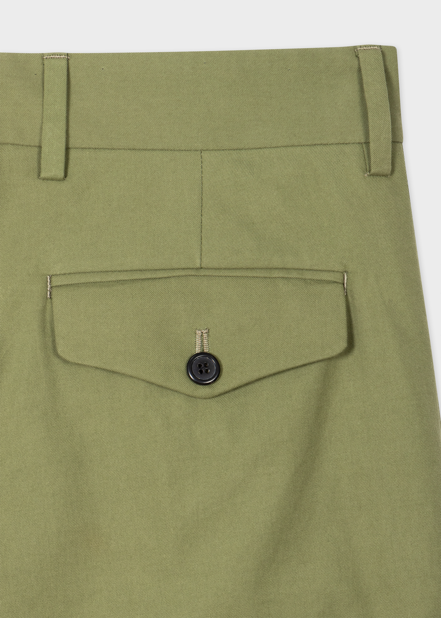 Khaki Tailored-Fit Trousers thumbnail 3