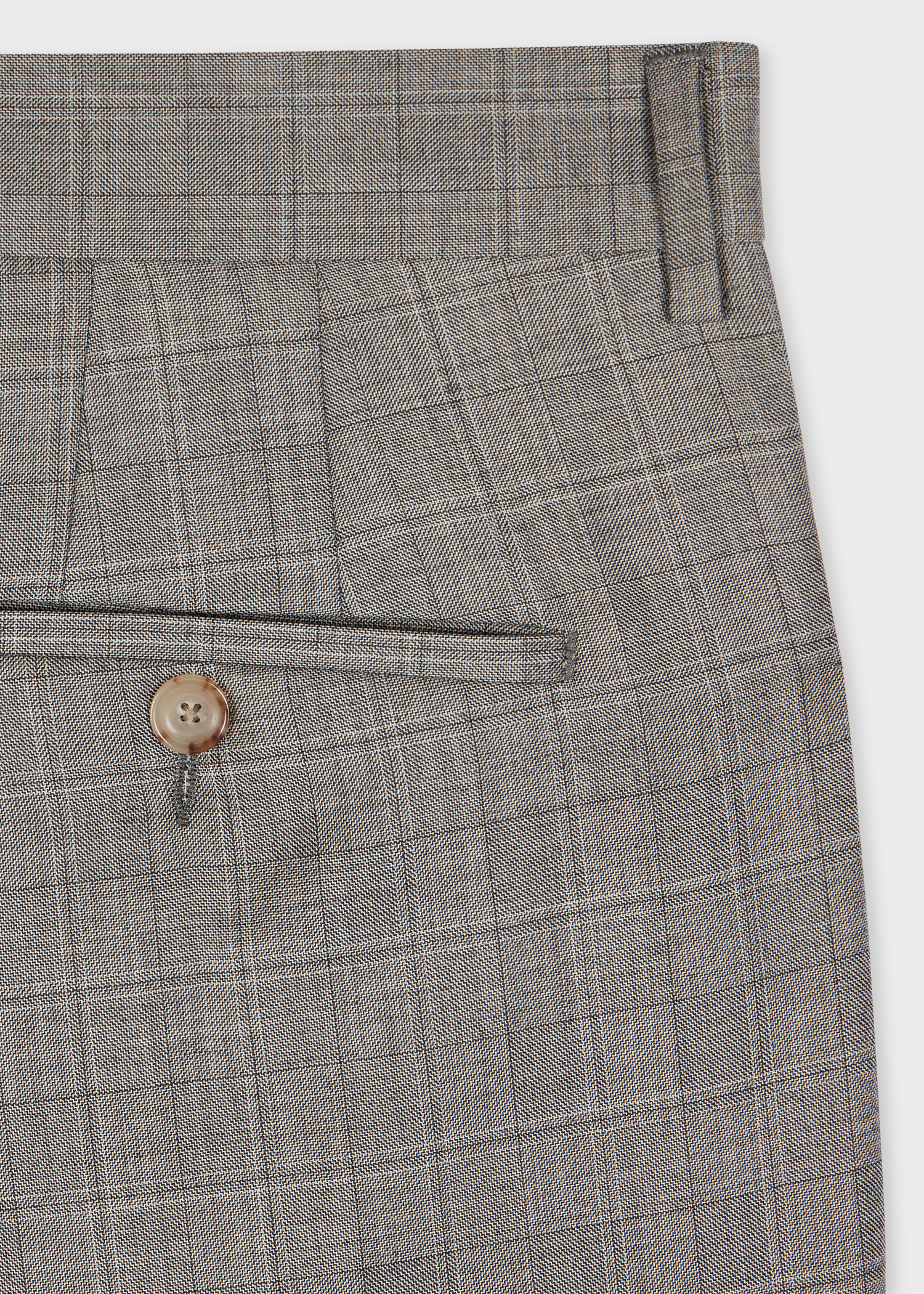 The Brierley - Light Grey Check Wool Suit thumbnail 11