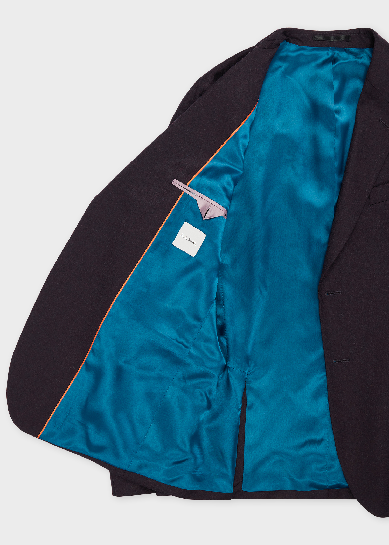 Tailored-Fit Dark Purple Overdyed Wool-Cashmere Flannel Blazer thumbnail 4