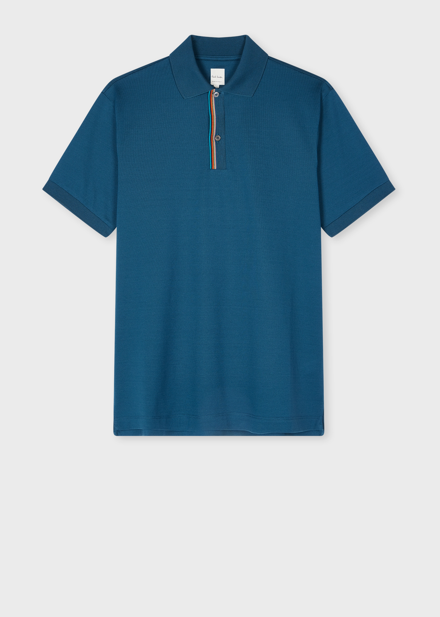 Paul Smith Dark Navy 'Signature Stripe' Trim Polo Shirt | King's Cross