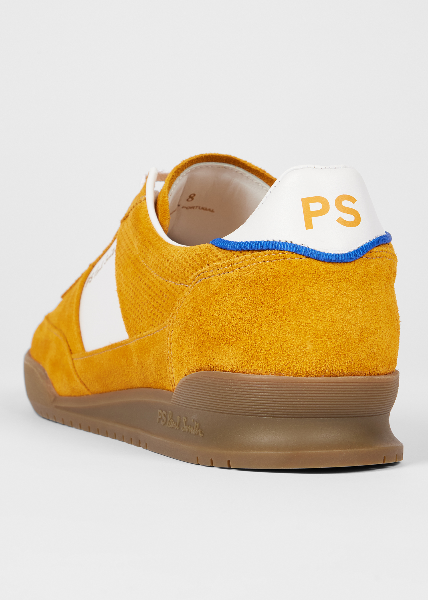 Men's Yellow Ochre Suede 'Dover' Trainers
