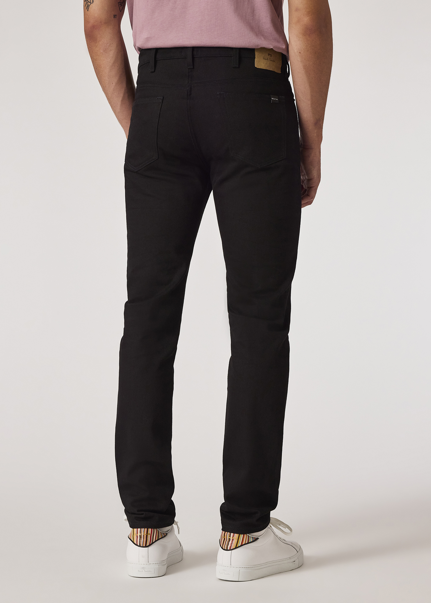 Slim-Fit Black 'Organic Stretch' Jeans