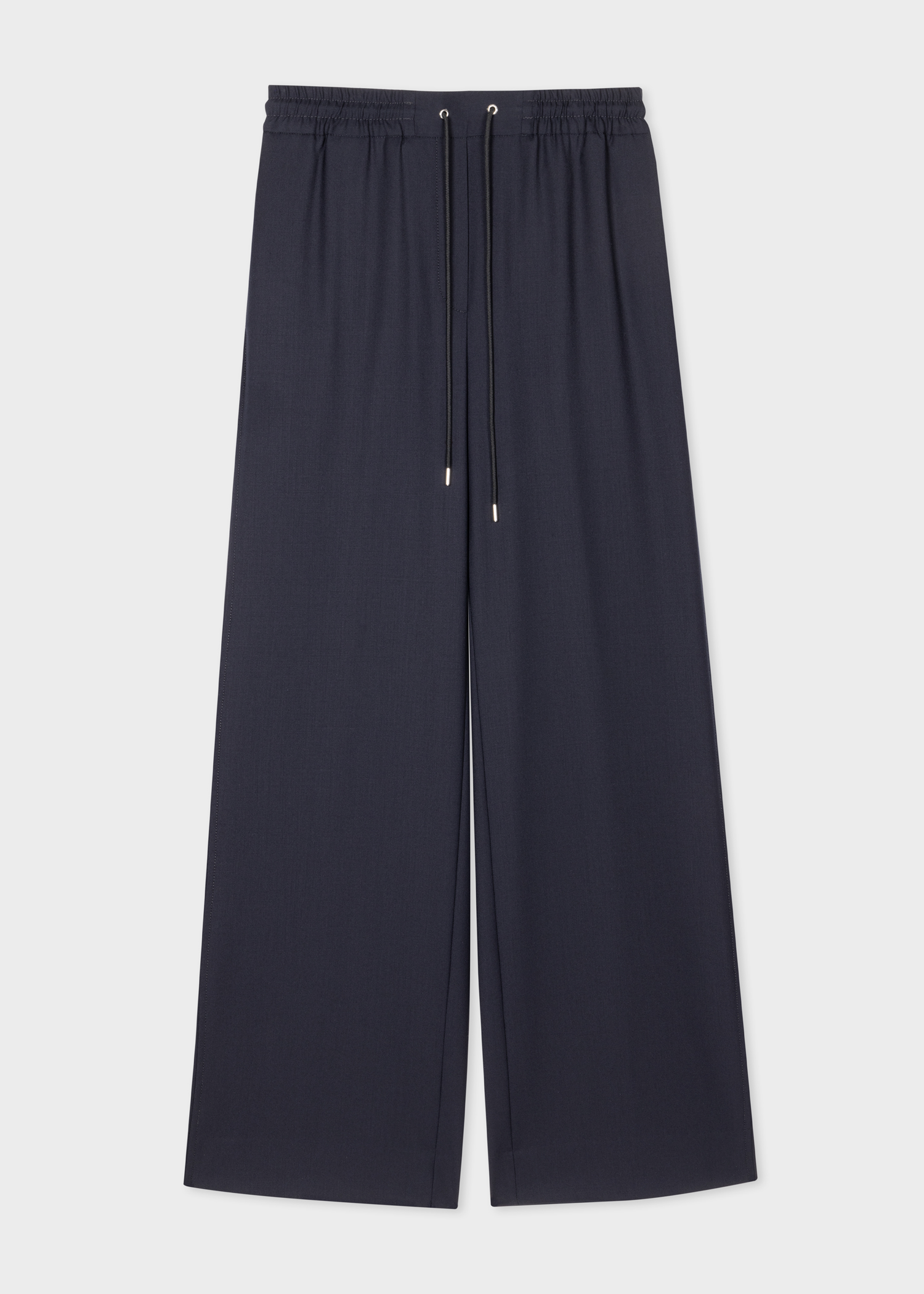 Women's A Suit To Travel In - Navy Drawstring Wide Leg Trousers thumbnail 5