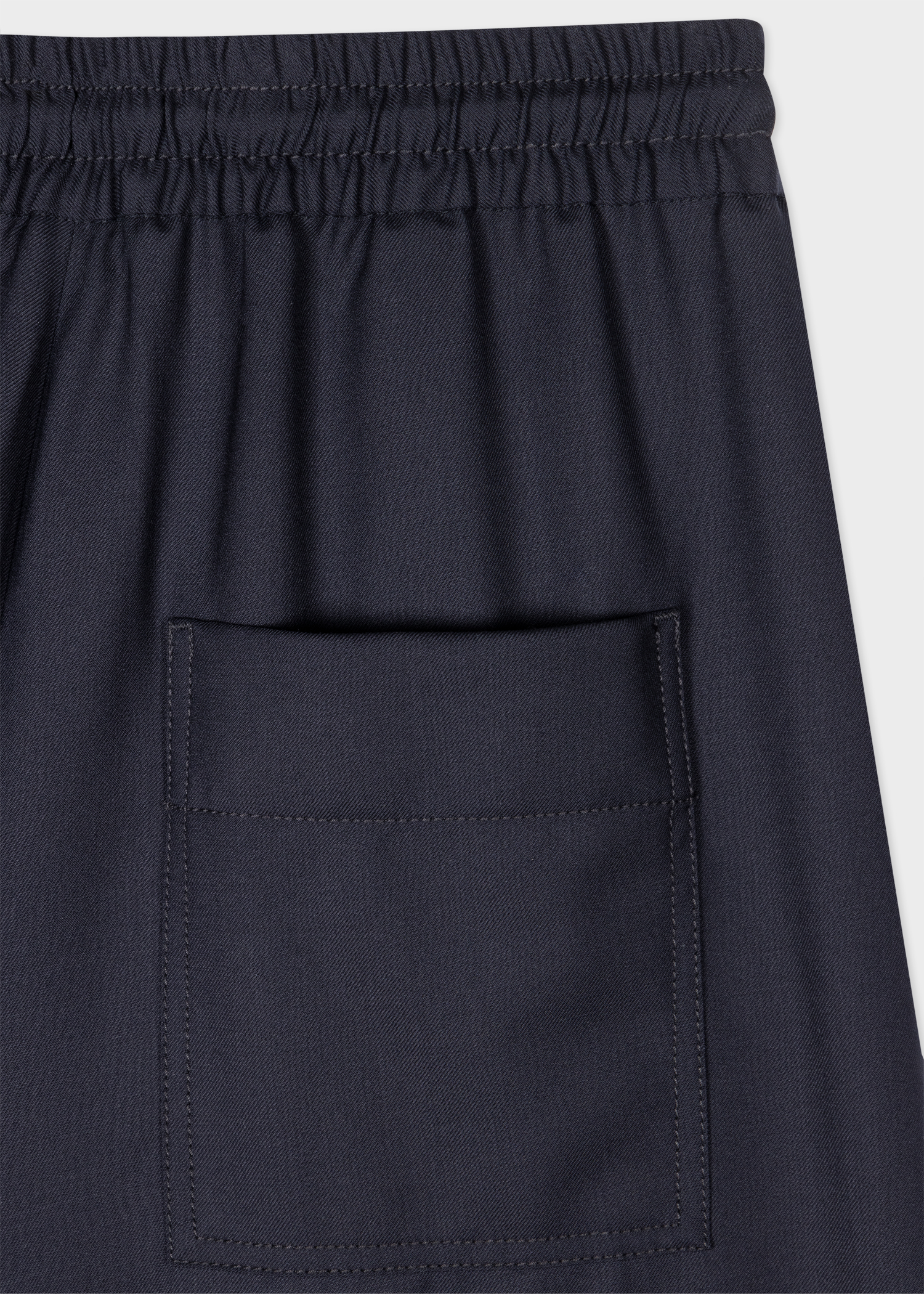 Women's A Suit To Travel In - Navy Drawstring Wide Leg Trousers thumbnail 6