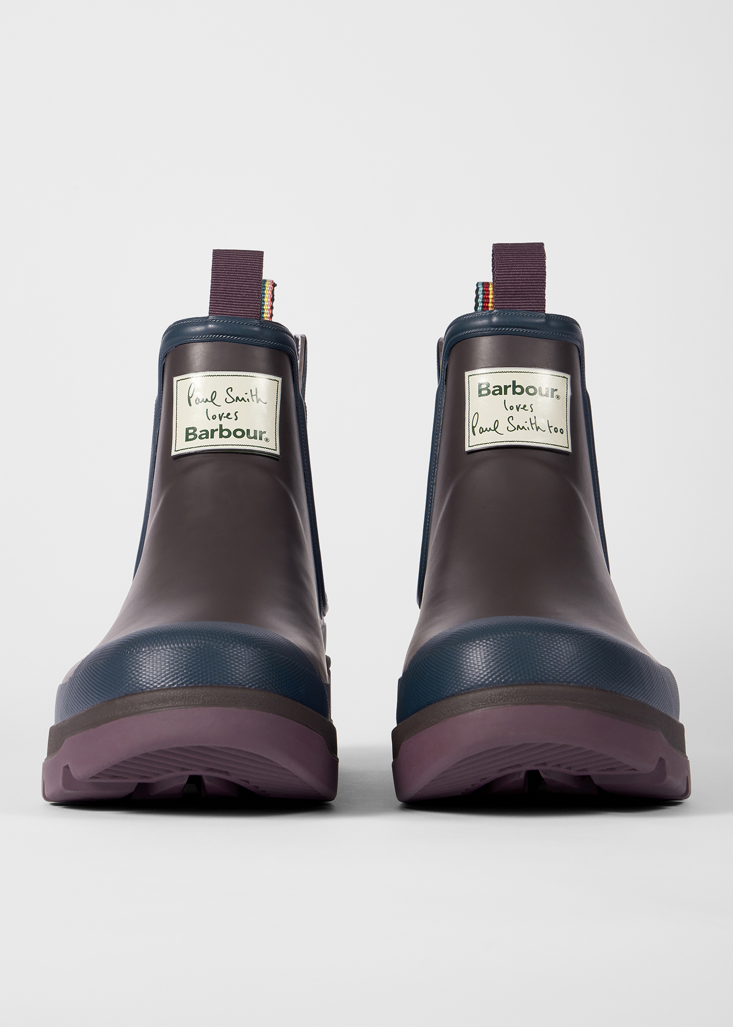 Paul Smith loves Barbour - Tan Ankle Wellingtons