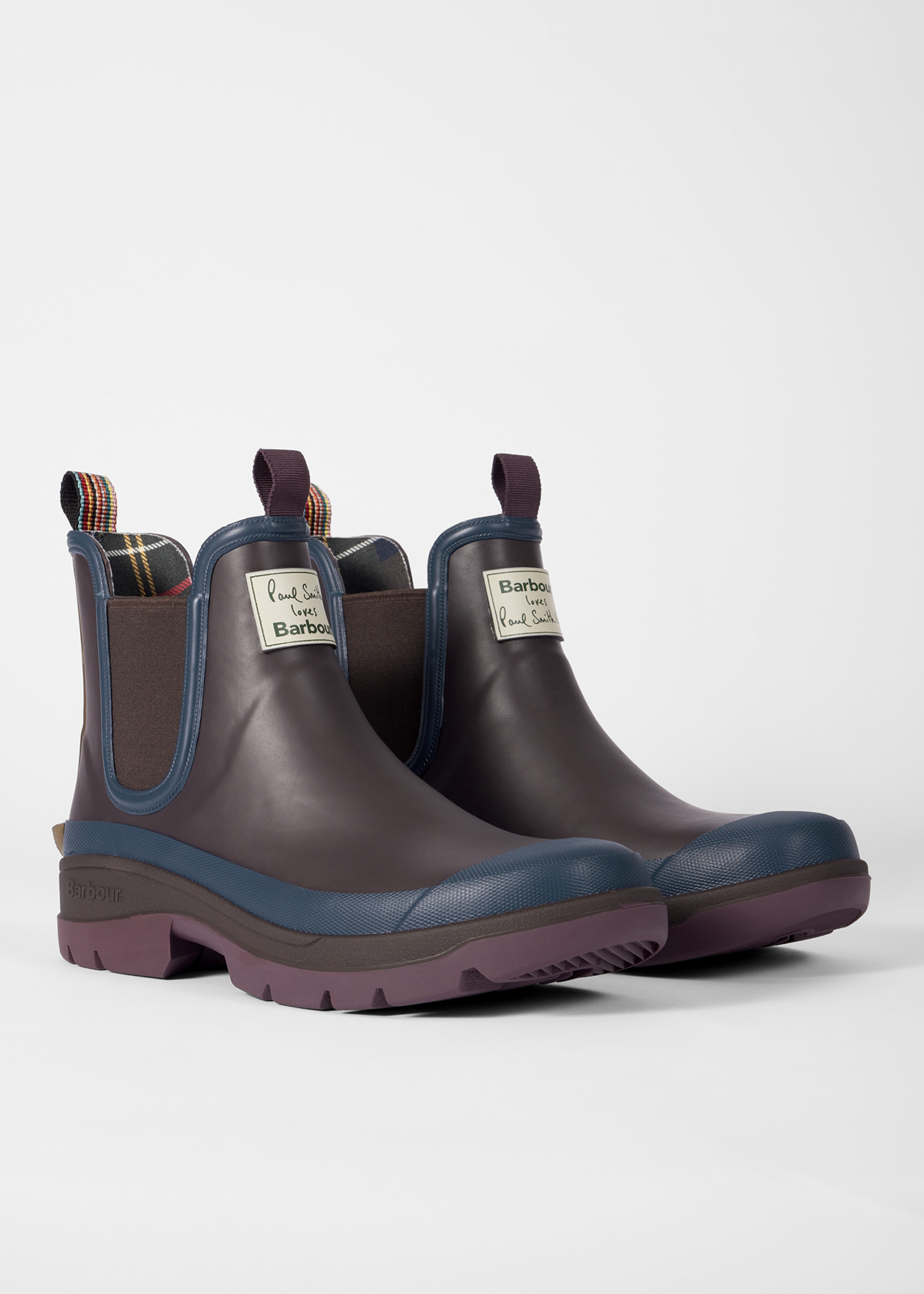 Paul Smith loves Barbour - Women's Tan Ankle Wellingtons