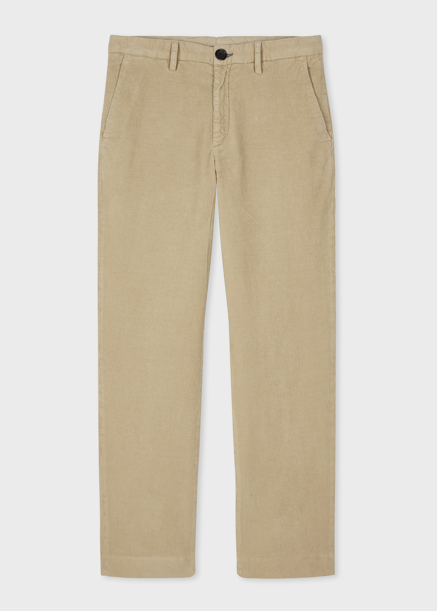 Relaxed-Fit Light Tan Corduroy Trousers thumbnail 4