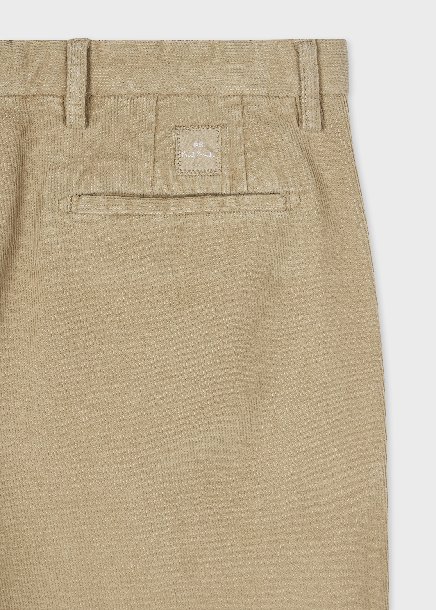 Relaxed-Fit Light Tan Corduroy Trousers thumbnail 5