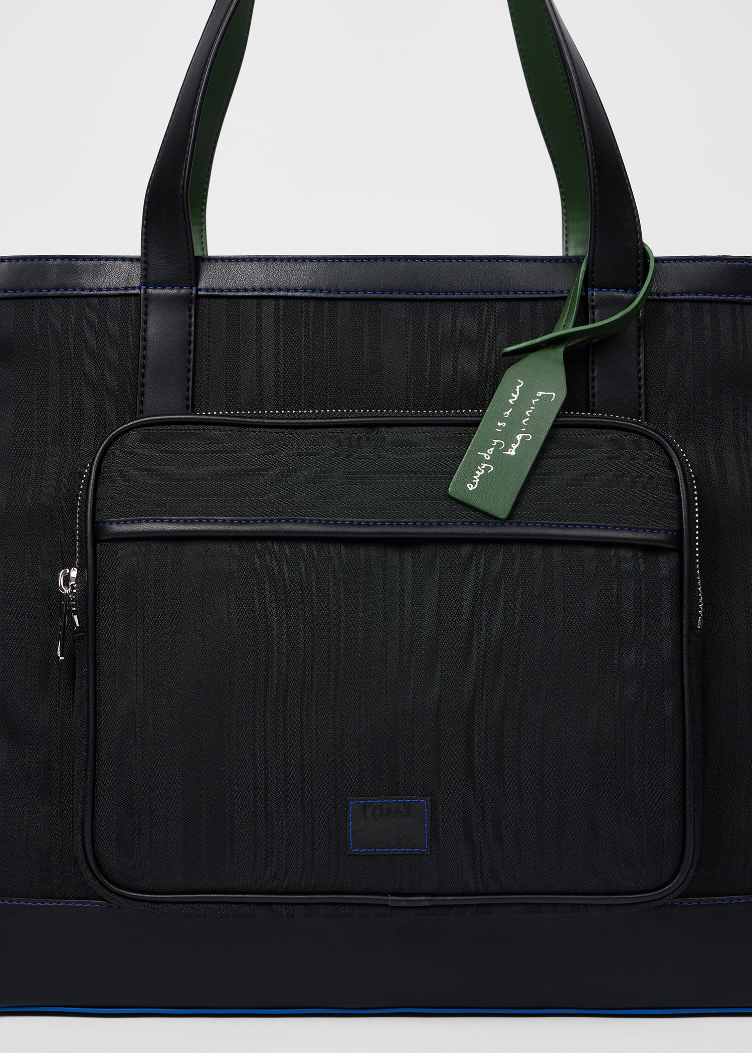 Paul Smith x MINI - Black Shadow Stripe Tote Bag