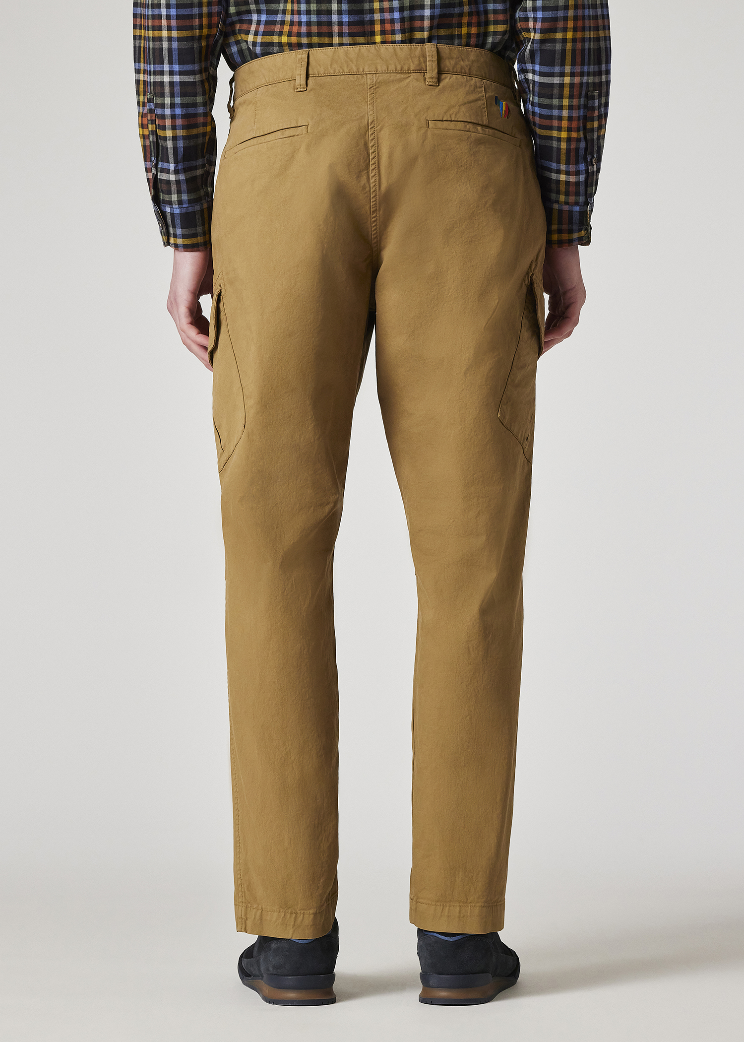 Light Brown Broad Stripe Zebra Cargo Trousers thumbnail 3