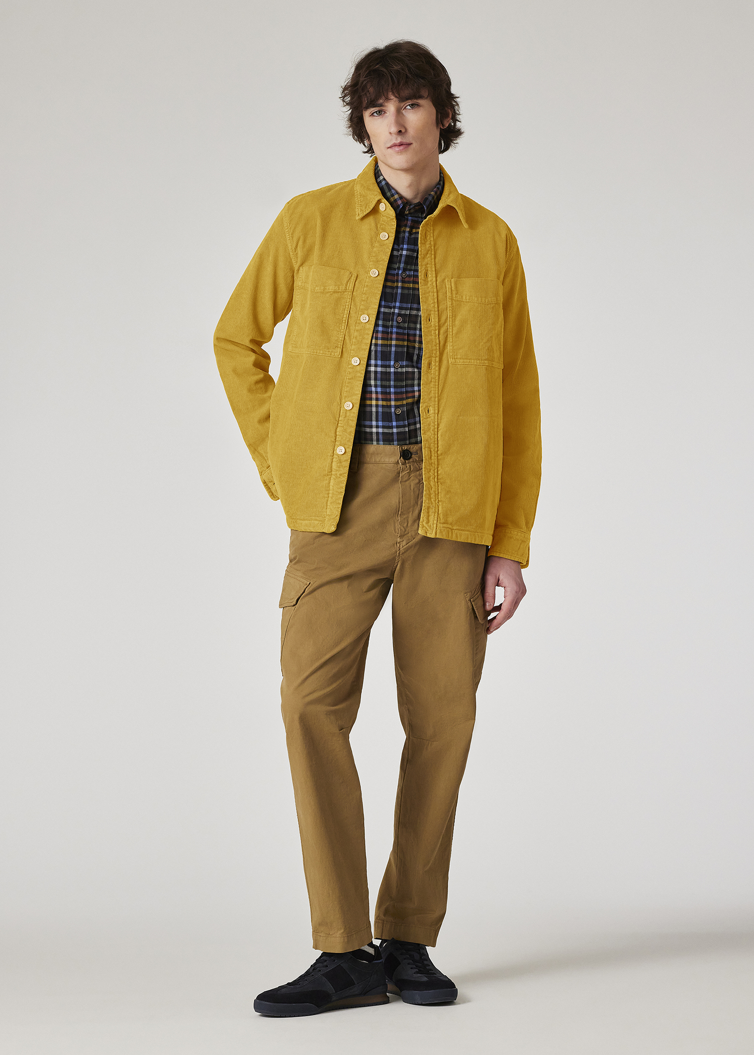 Light Brown Broad Stripe Zebra Cargo Trousers thumbnail 2