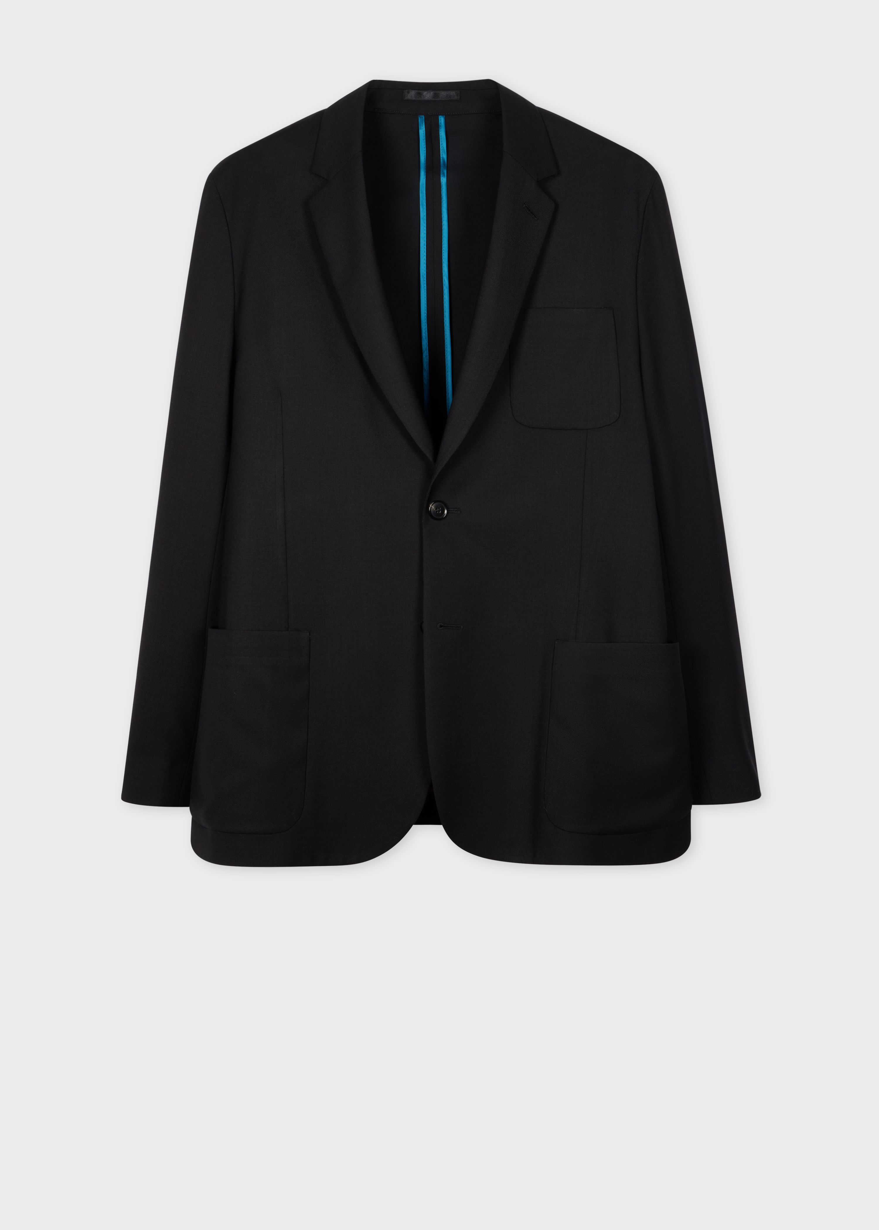 A Suit To Travel In - Black Wool Unlined Blazer thumbnail 8