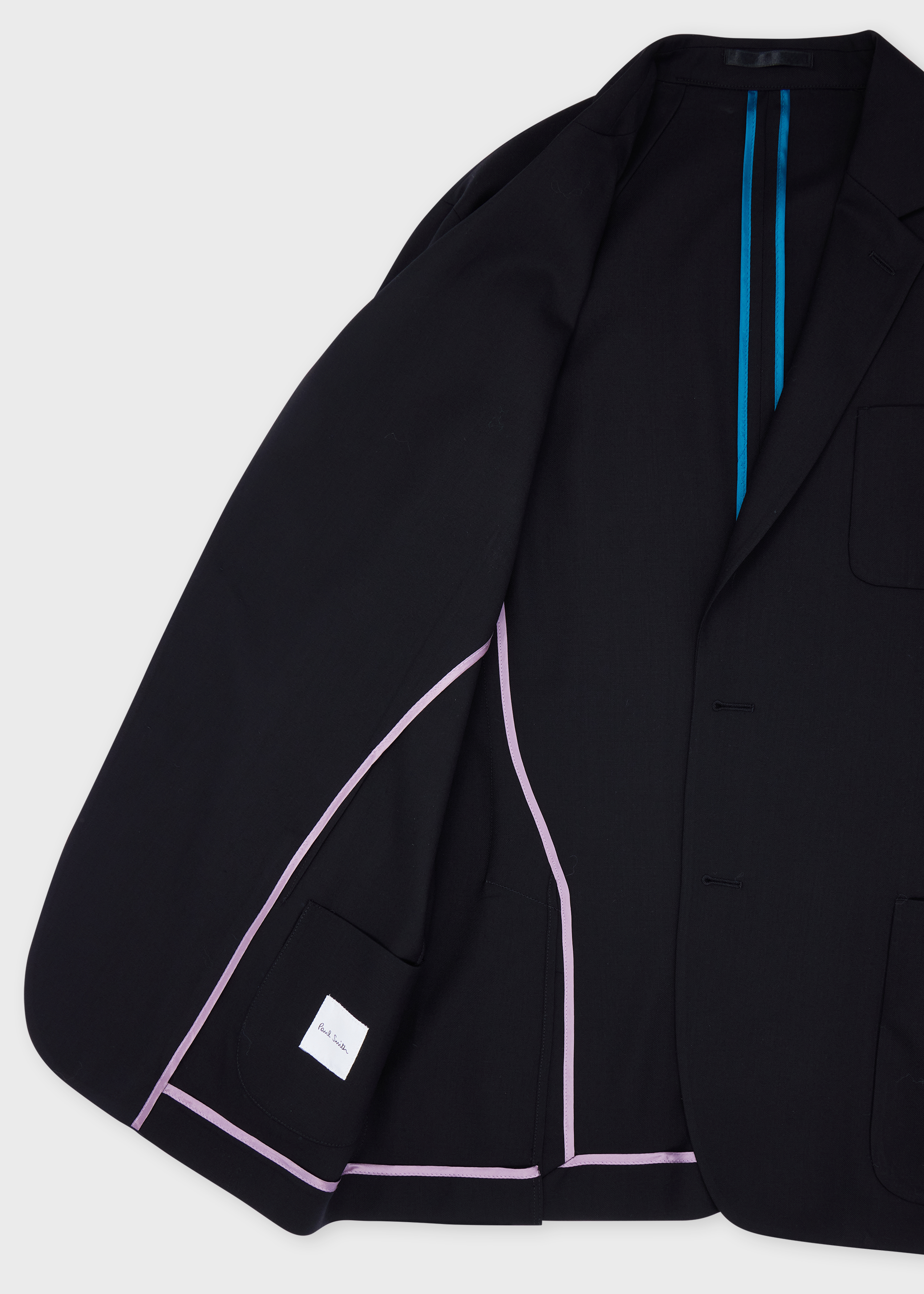 A Suit To Travel In - Black Wool Unlined Blazer thumbnail 11