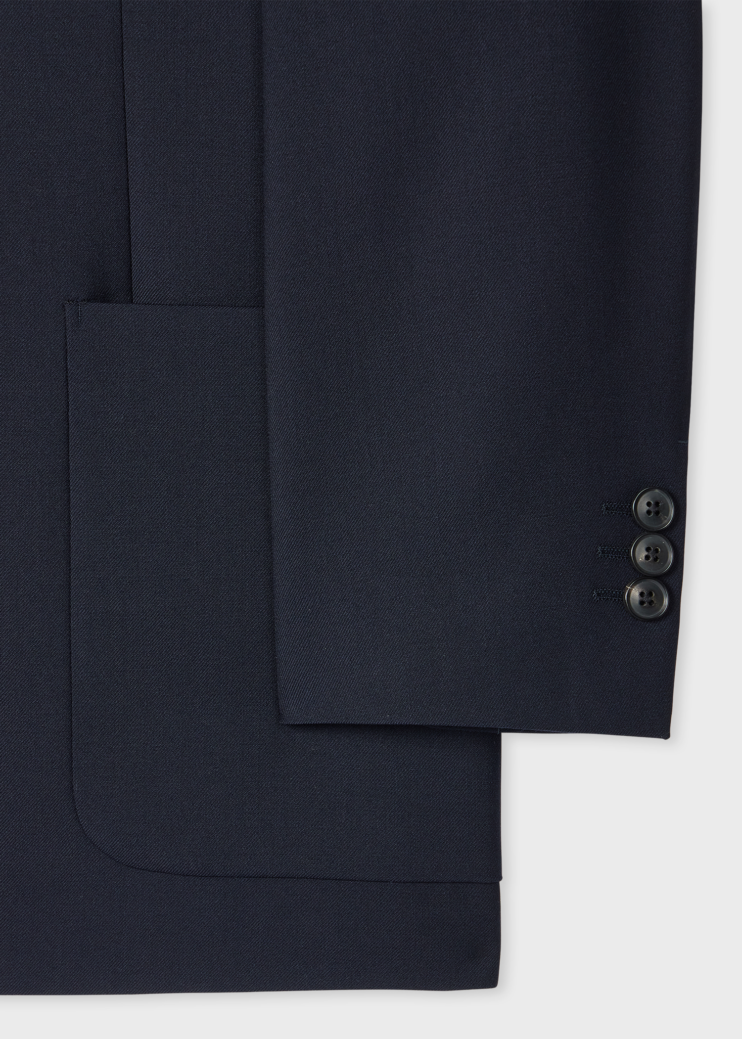 Tailored-Fit Navy 'Suit To Travel In' Double-Breasted Blazer thumbnail 8