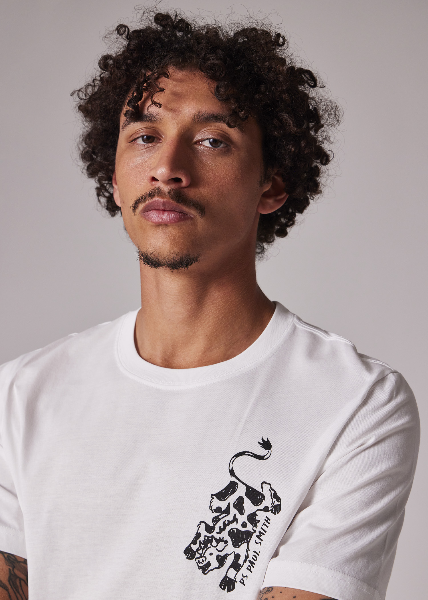 Paul Smith PHOTO - T-shirt imprimé - white/blanc
