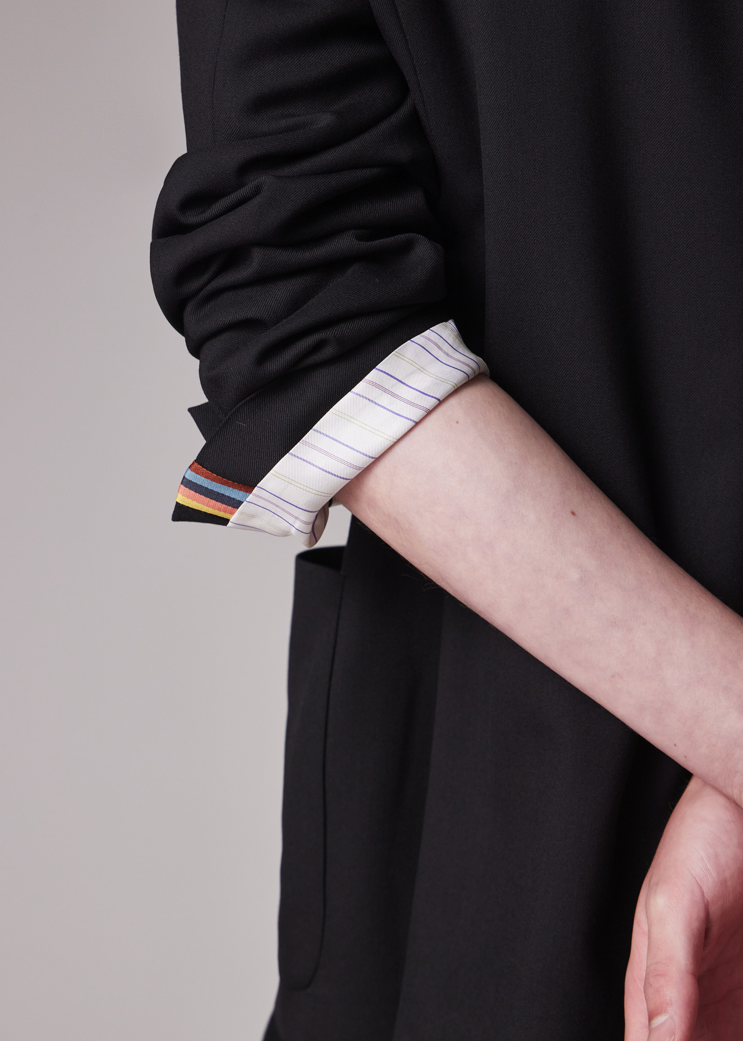 A Suit To Travel In - Black Wool Unlined Blazer thumbnail 5