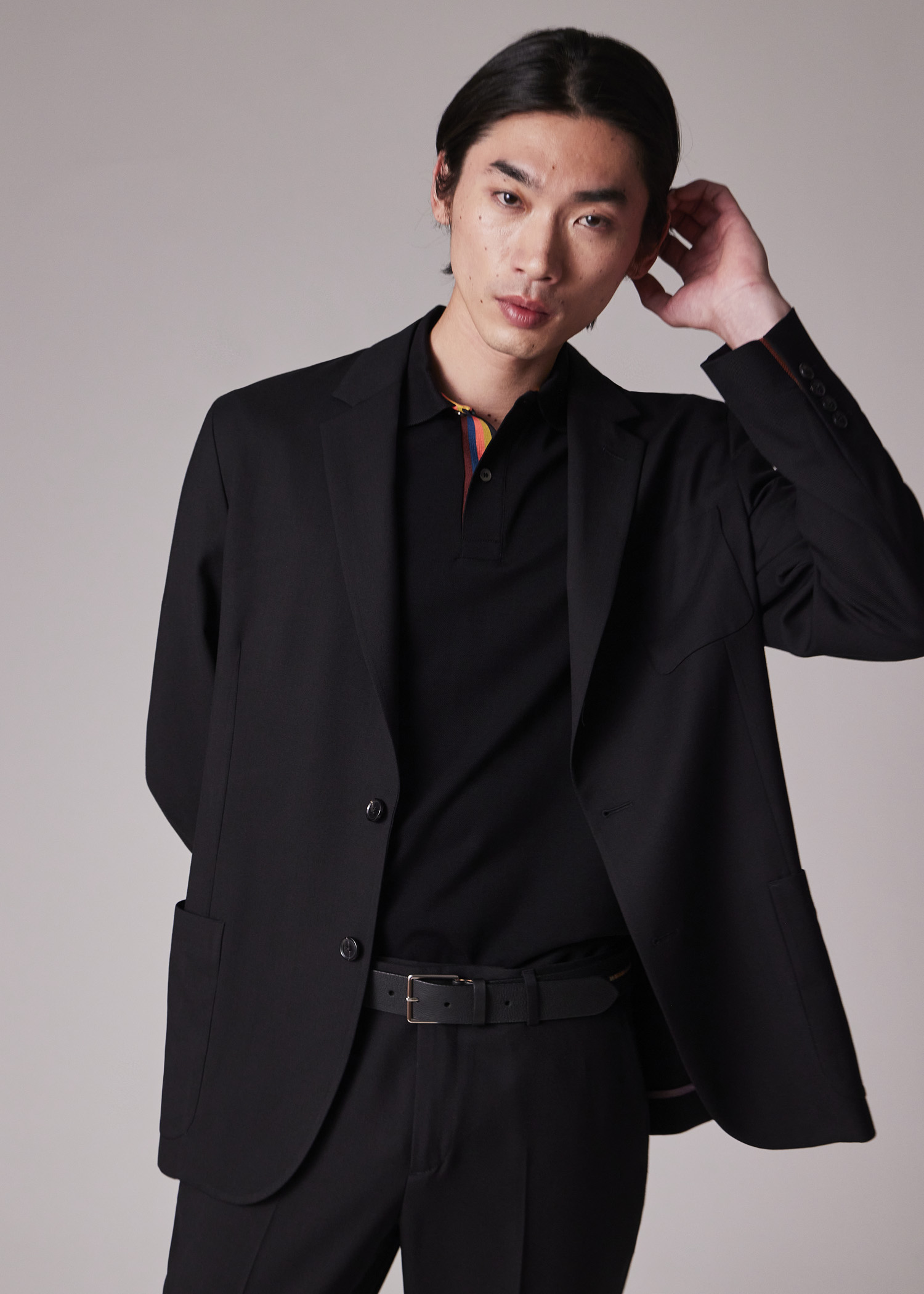 A Suit To Travel In - Black Wool Unlined Blazer thumbnail 4