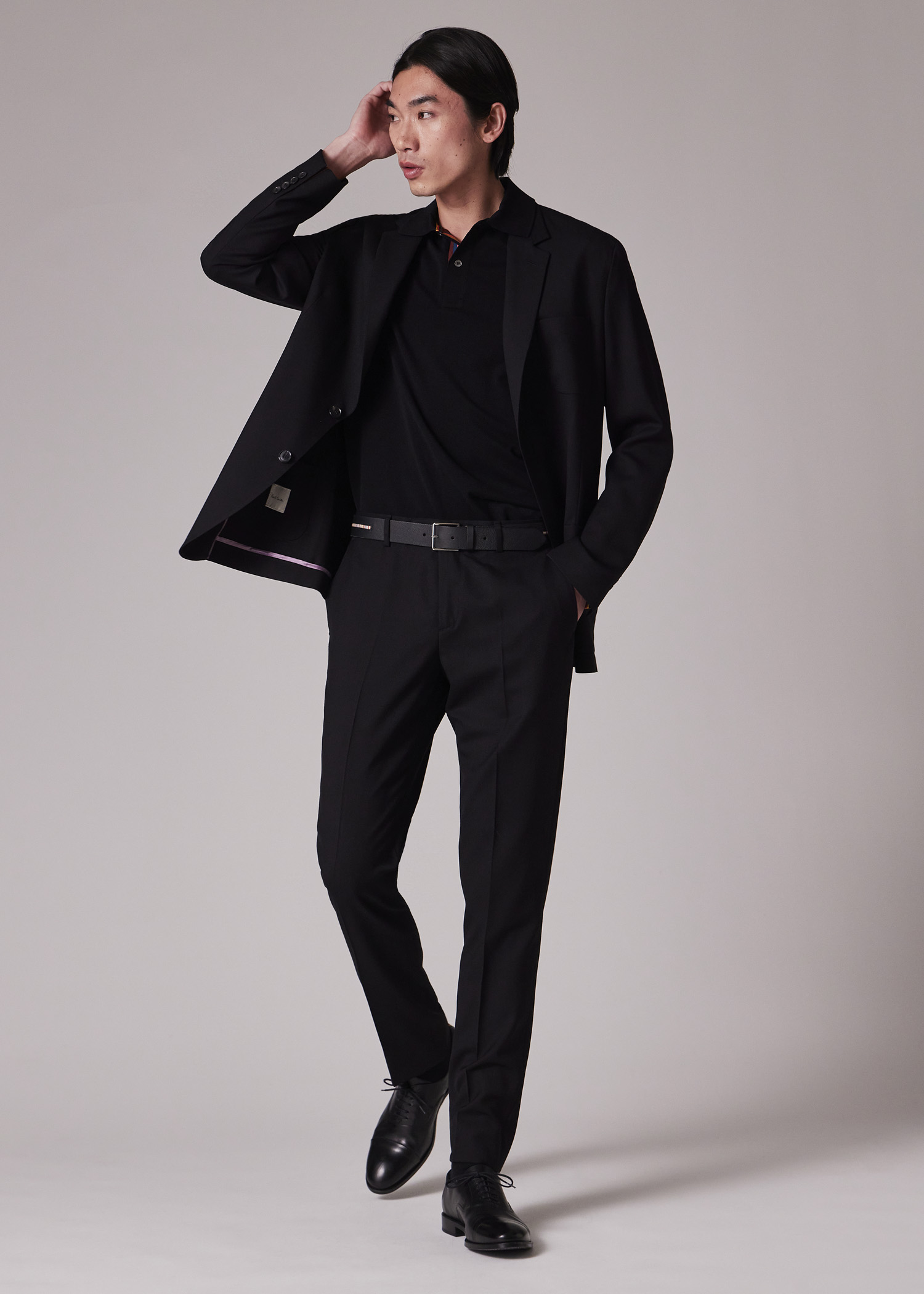A Suit To Travel In - Black Wool Unlined Blazer thumbnail 7