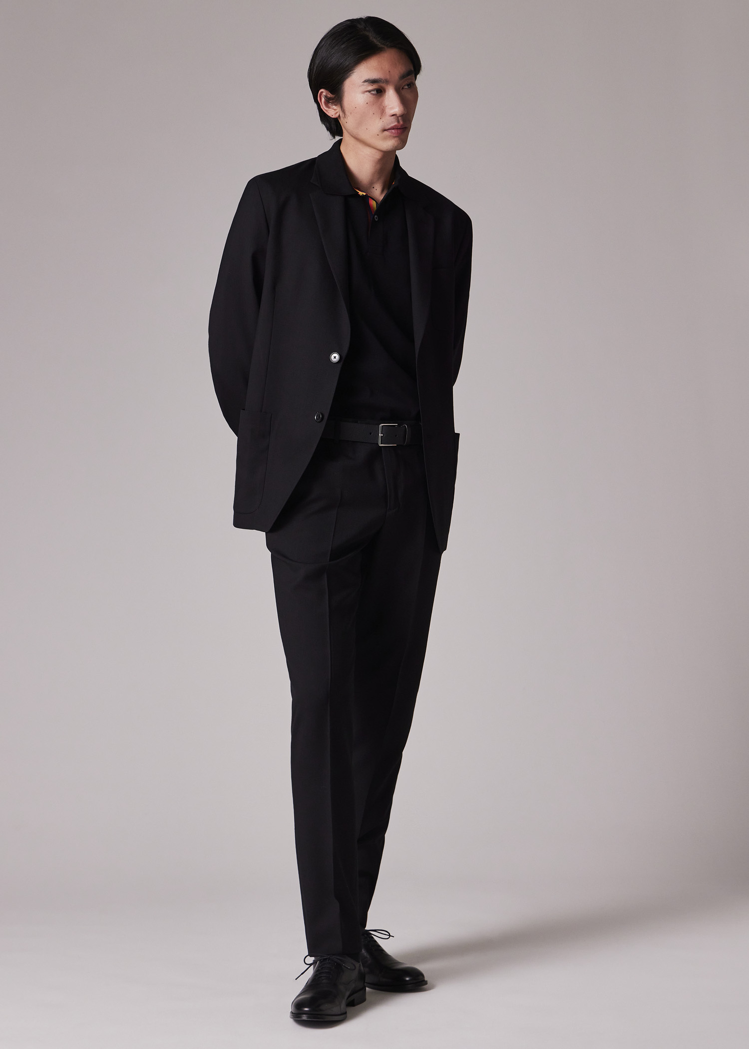 A Suit To Travel In - Black Wool Unlined Blazer thumbnail 3