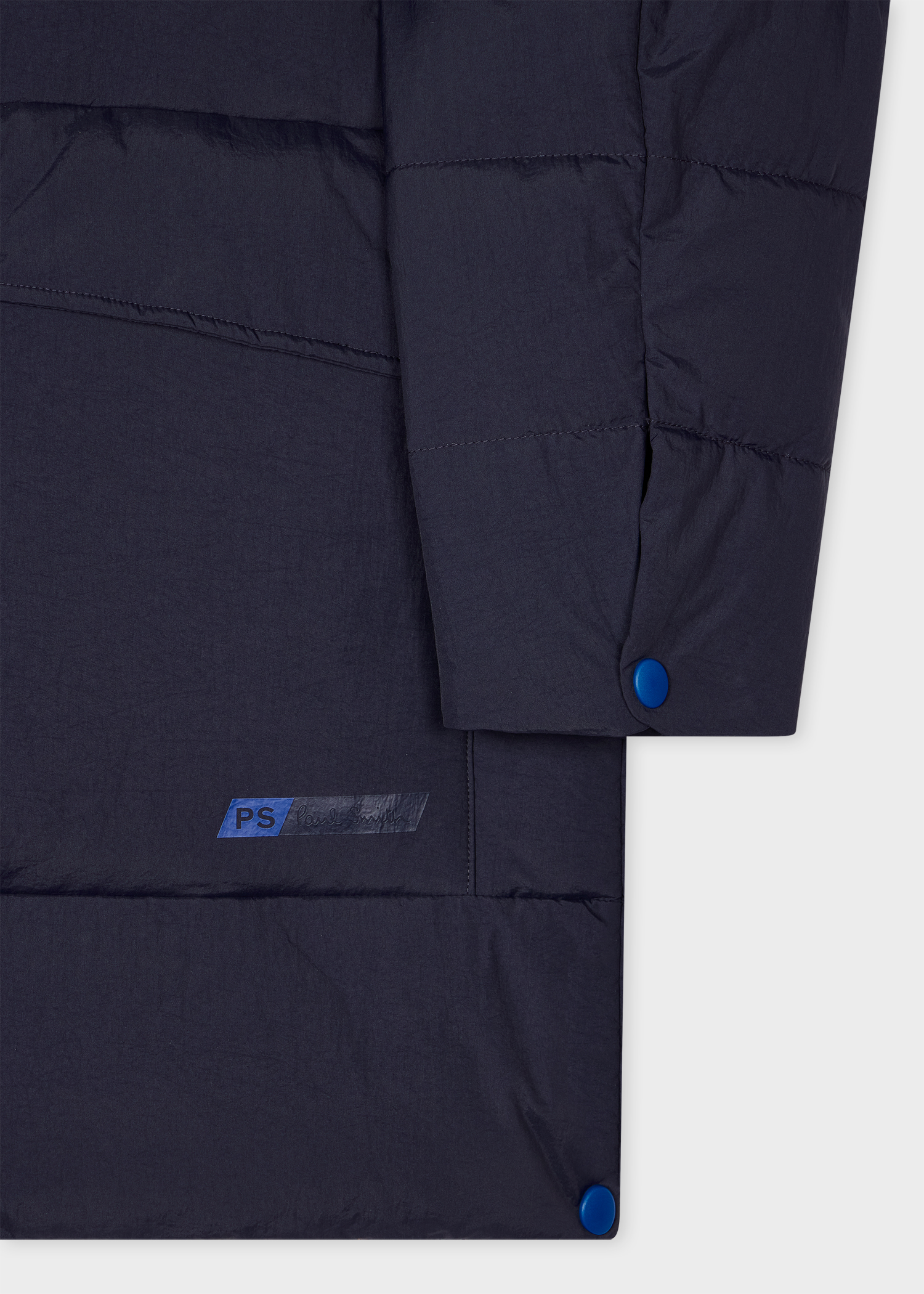 Navy Recycled-Nylon Wadded Jacket thumbnail 4