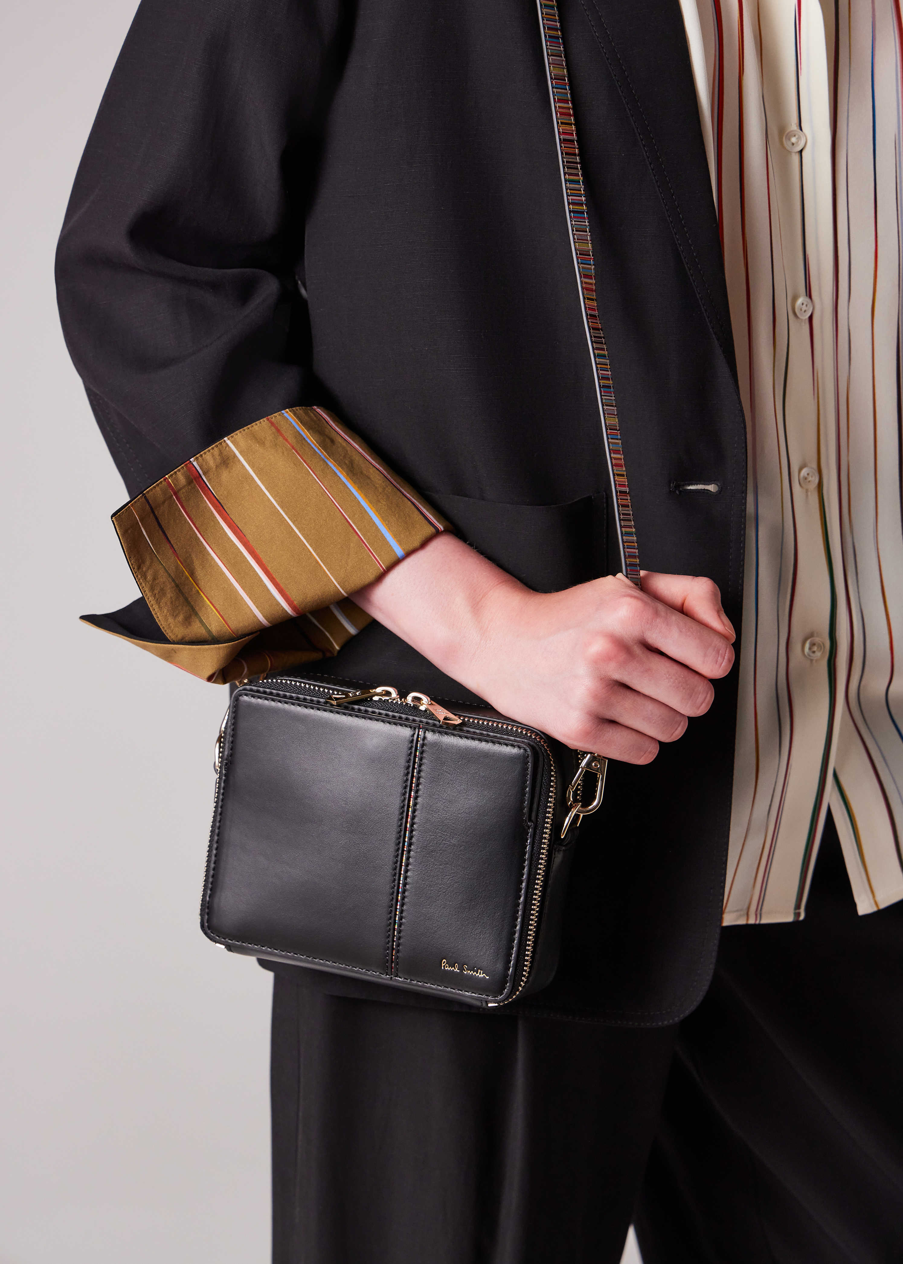 バッグ Paul Smith Nylon Leather Crossbody Bag Paul Smith Sporty Cross-Body Bag | Liberty