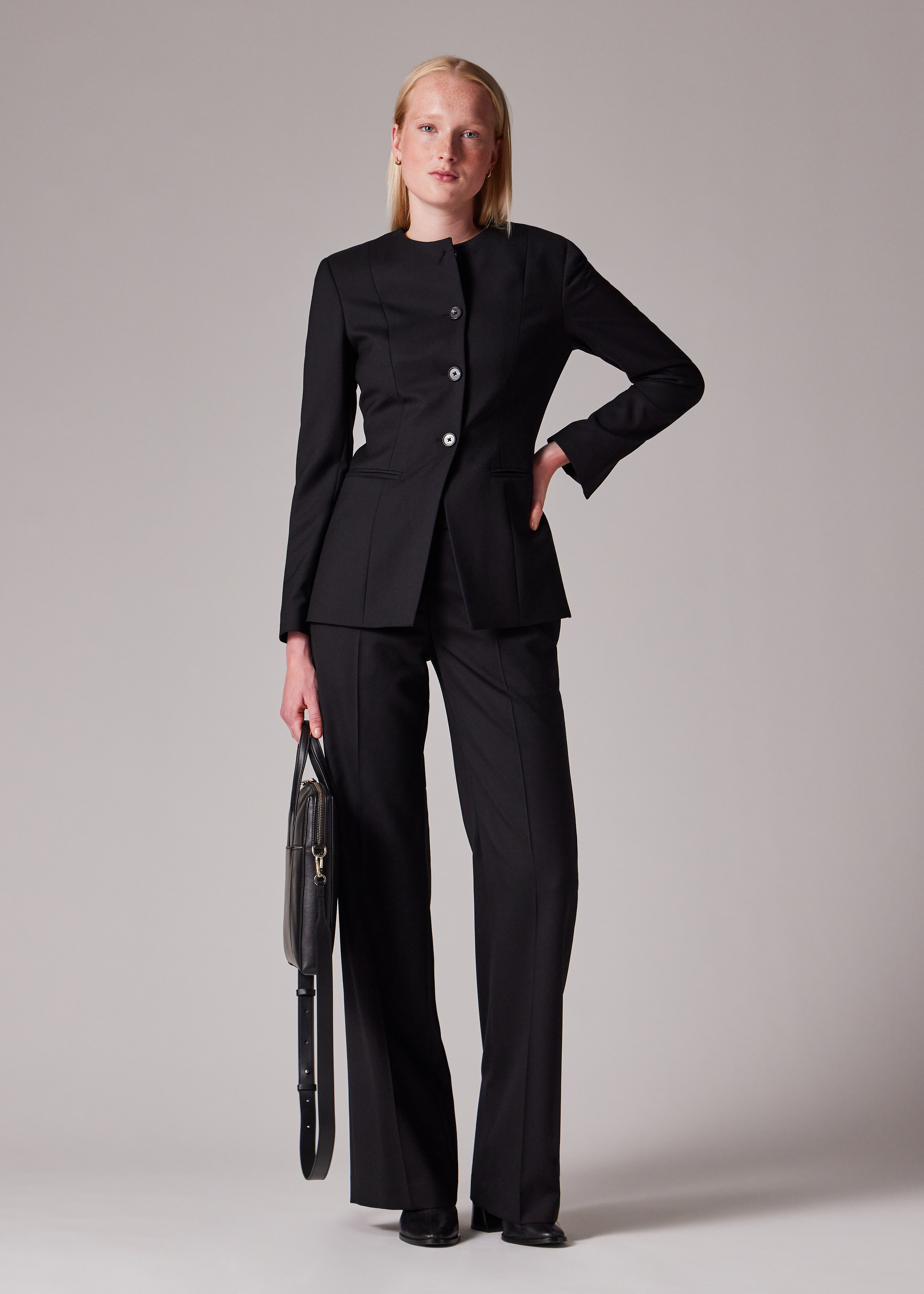 Paul Smith Women's A Suit To Travel - Black Collarless