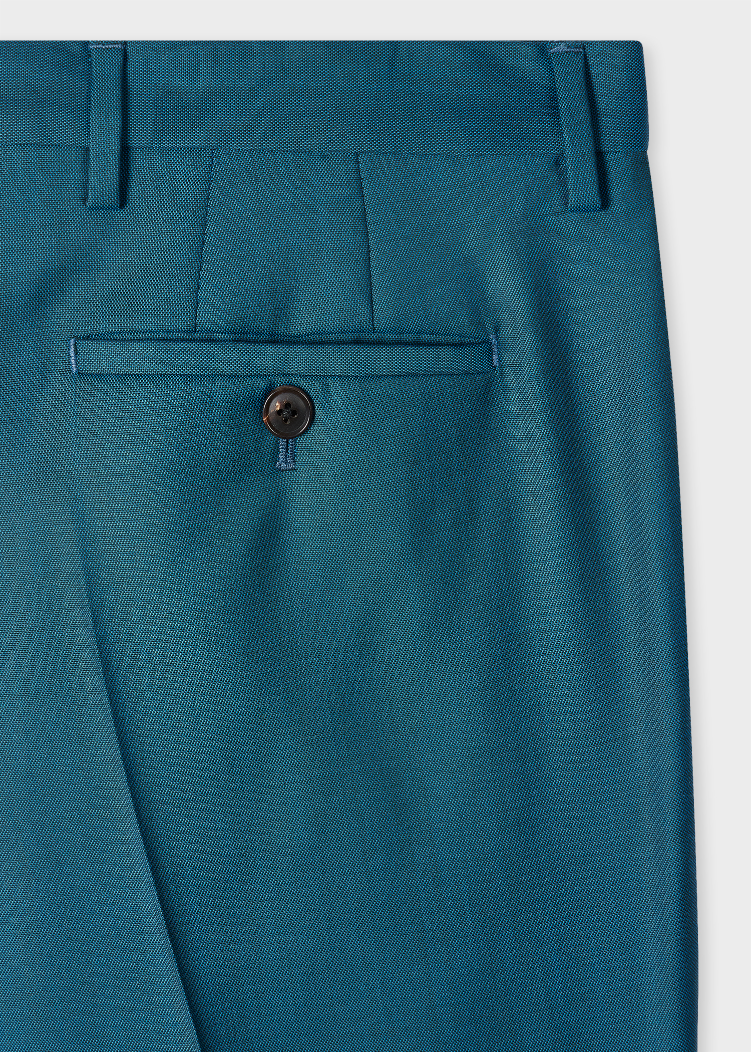 The Soho - Tailored-Fit Teal Wool Suit thumbnail 6