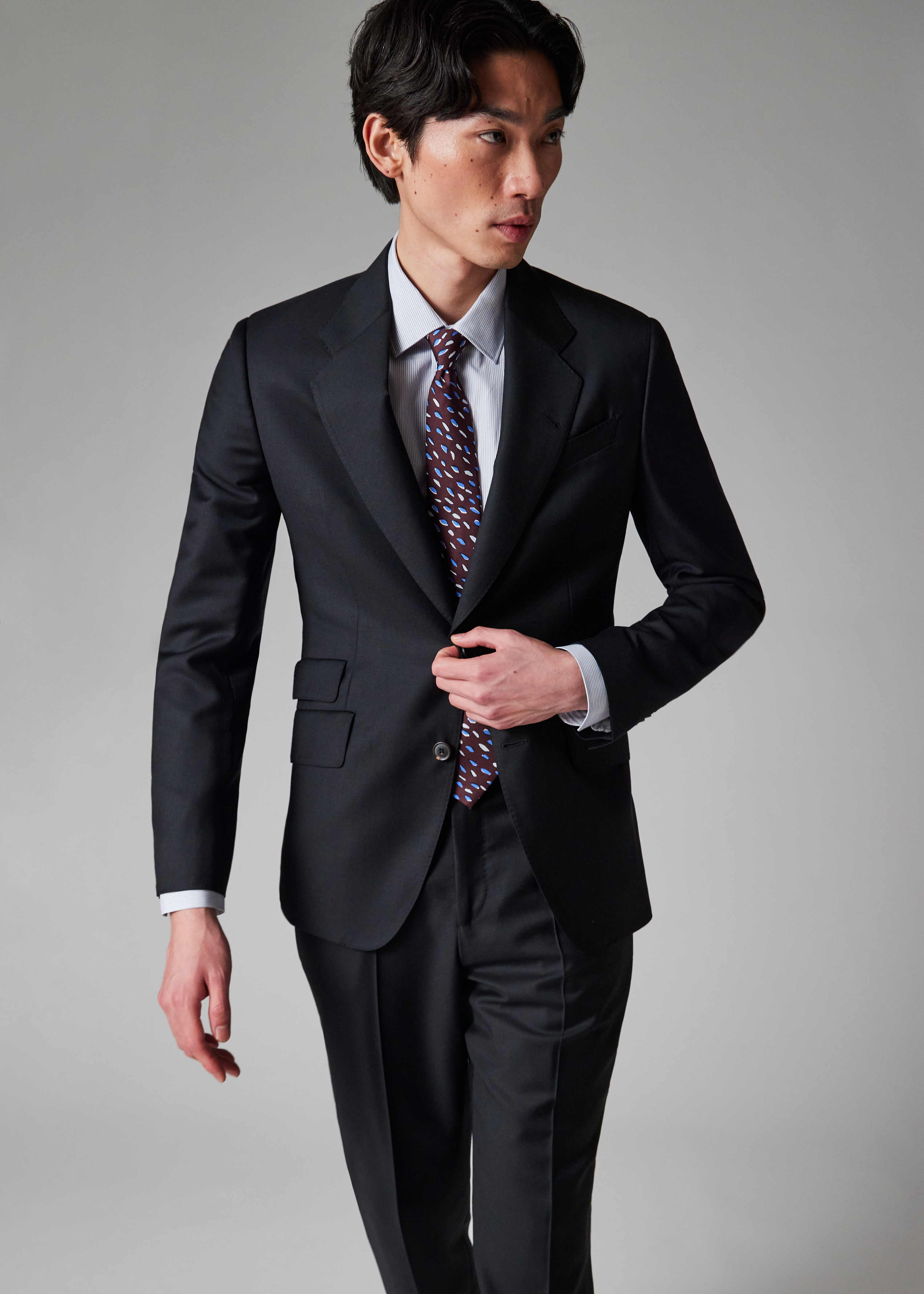 Paul Smith Black Wool Suit | King's Cross