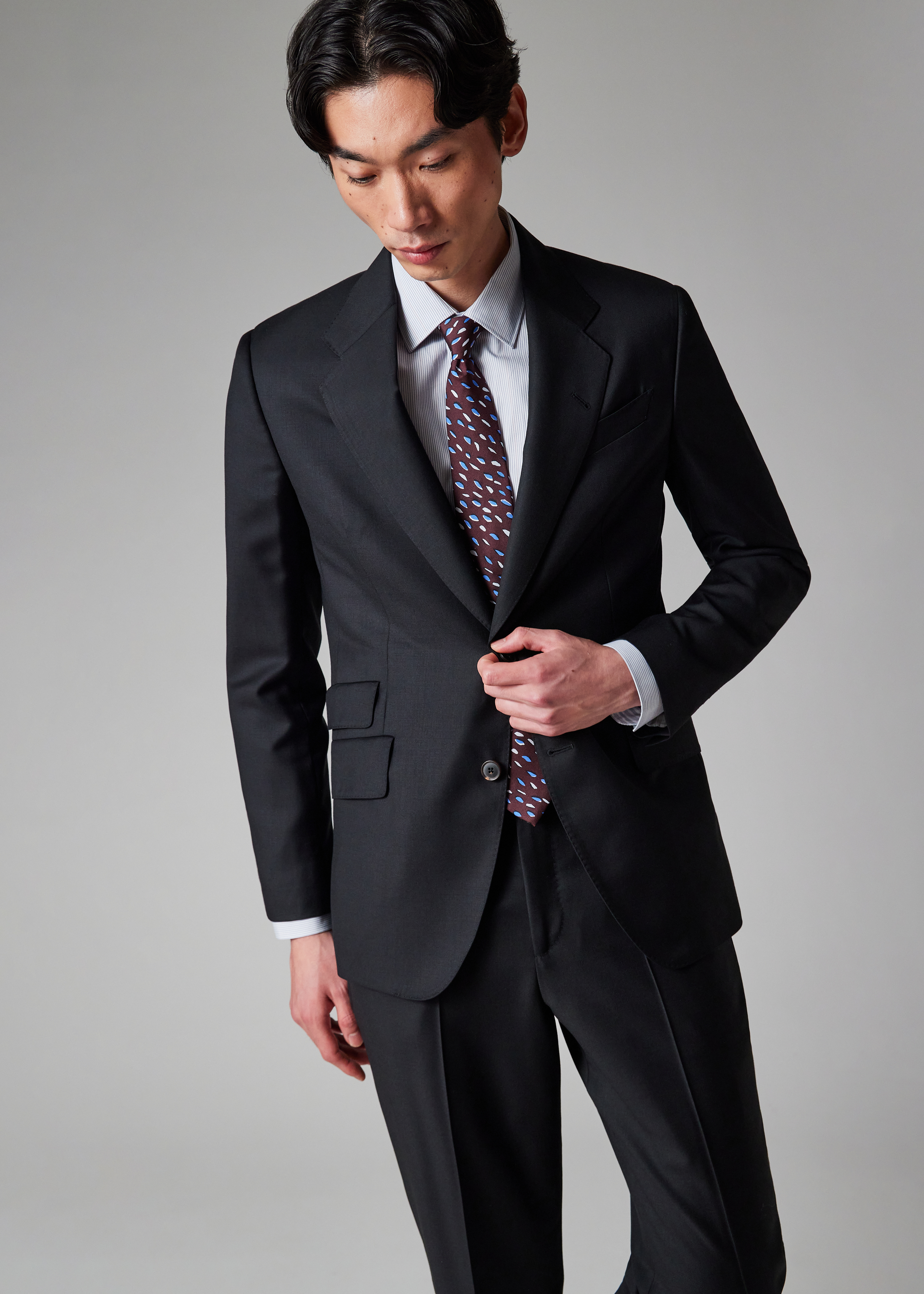 Y*i様 Paul Smith Londonブラックスーツ S size Paul Smith Black Wool Suit | King's Cross