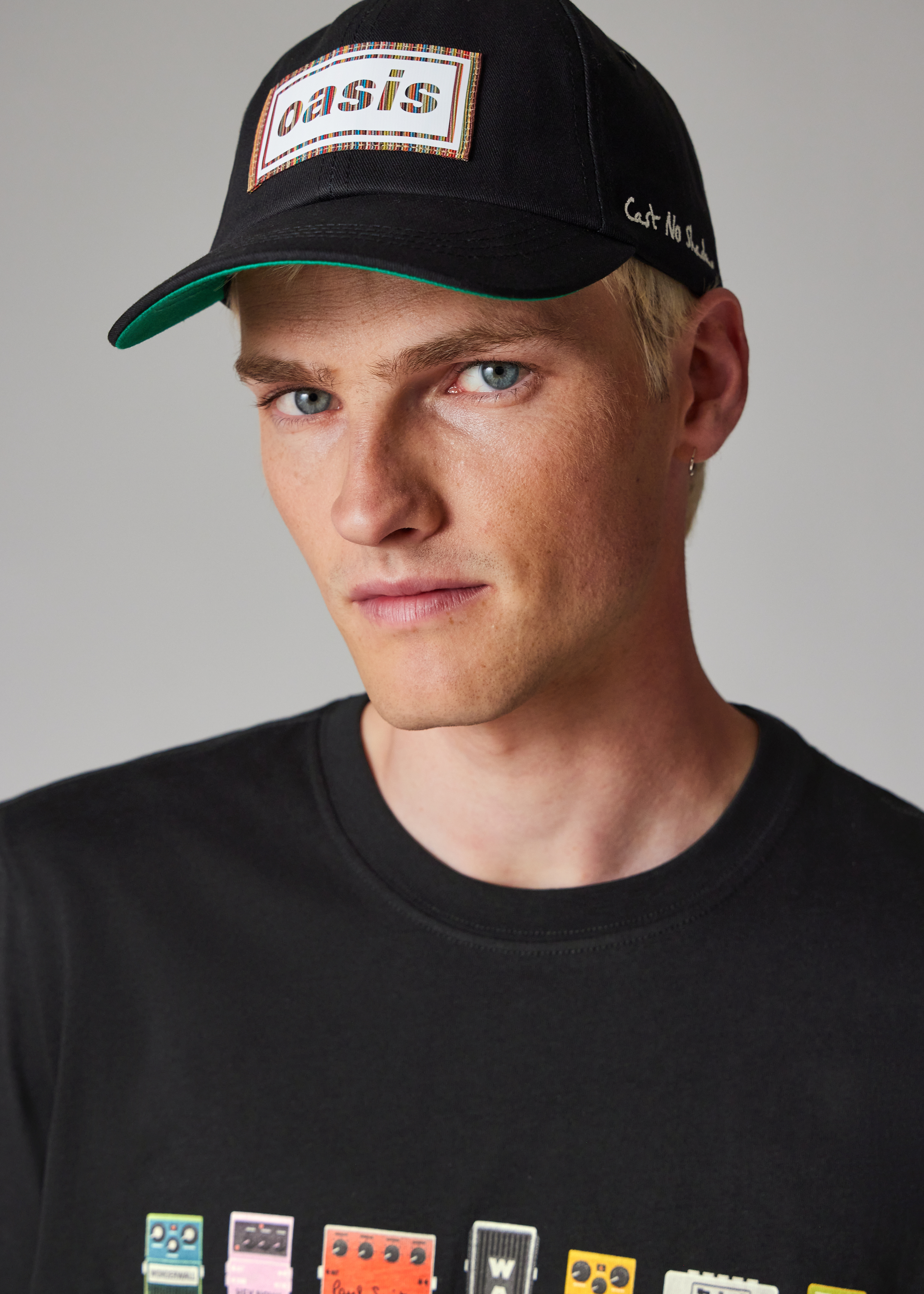 洋楽 oasis square patch cap black Oasis Square Patch Cap Black