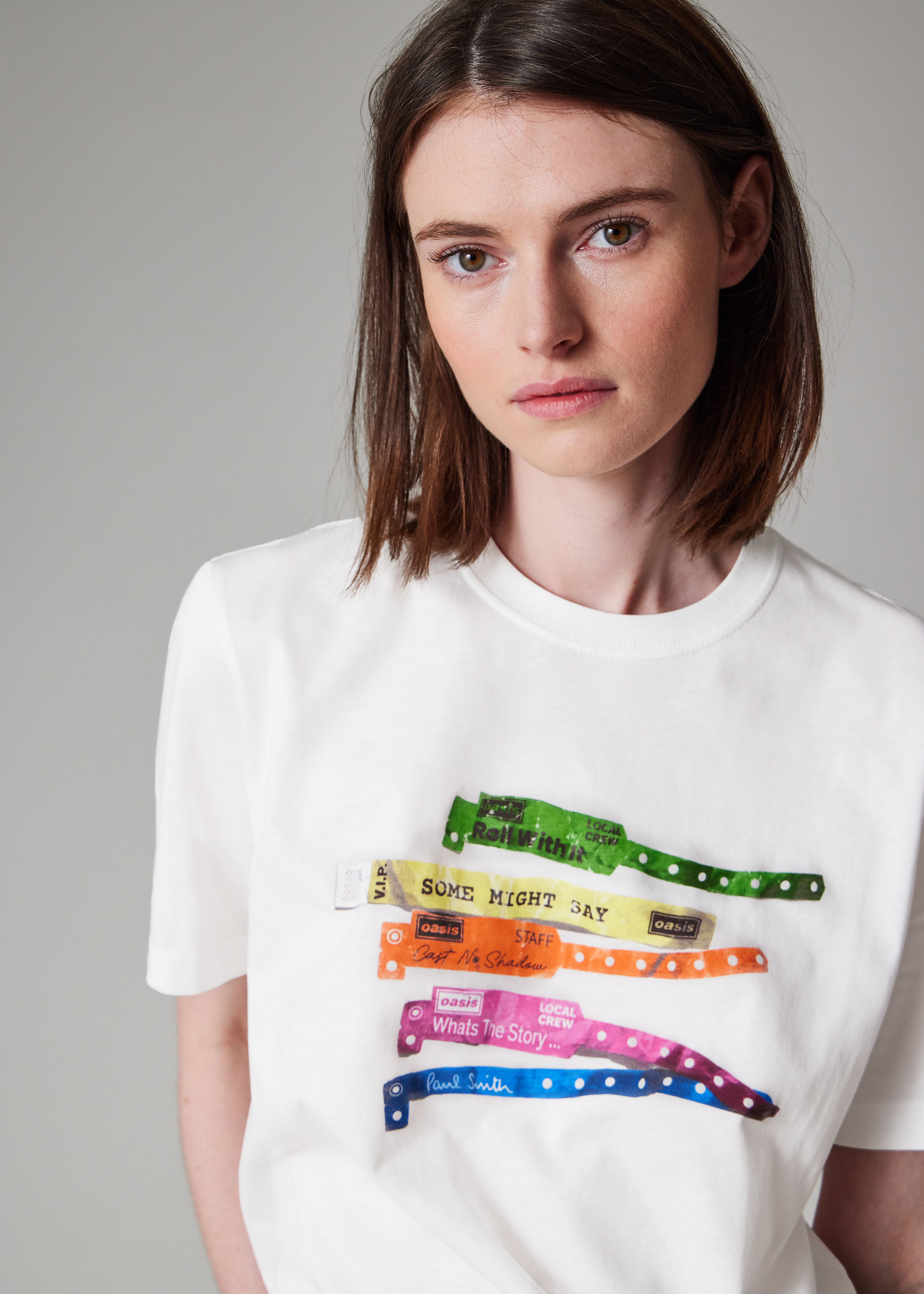 ★Paul Smith ★ Paul Smith x Oasis - Black Guitar Pedals Print T-Shirt