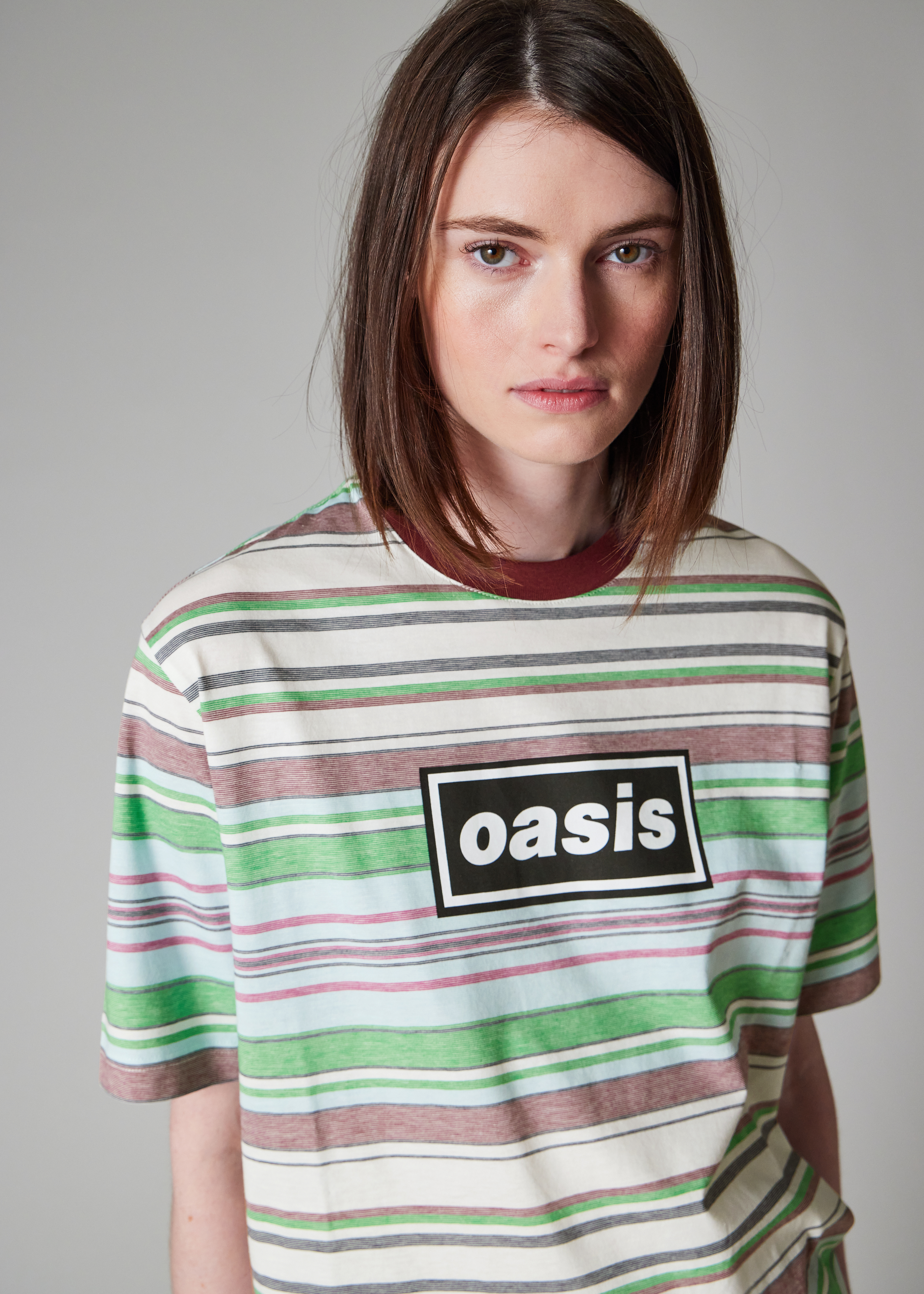 Paul Smith x Oasis - Stripe Logo Print T-Shirt
