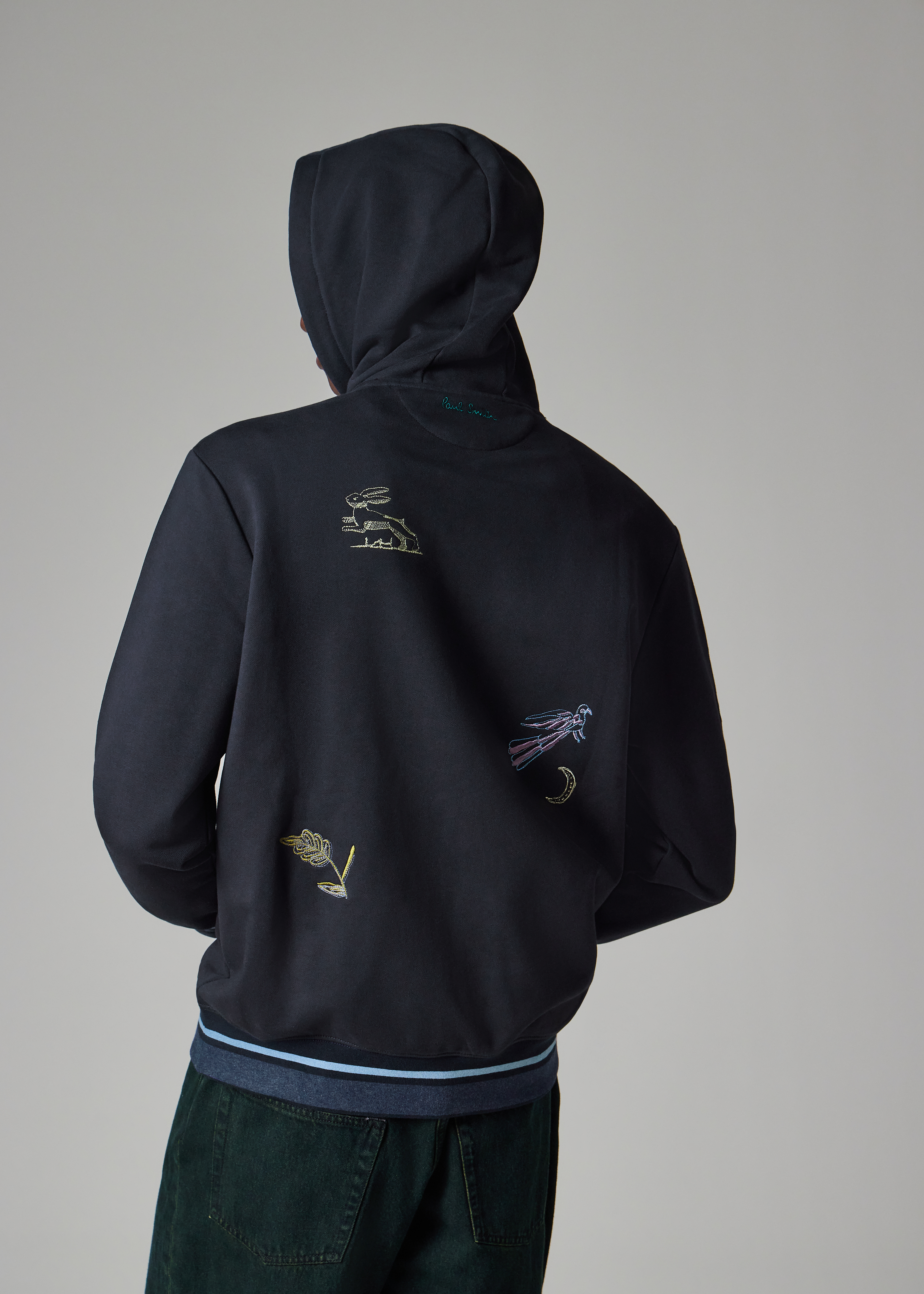 Paul Smith Navy Embroidered 