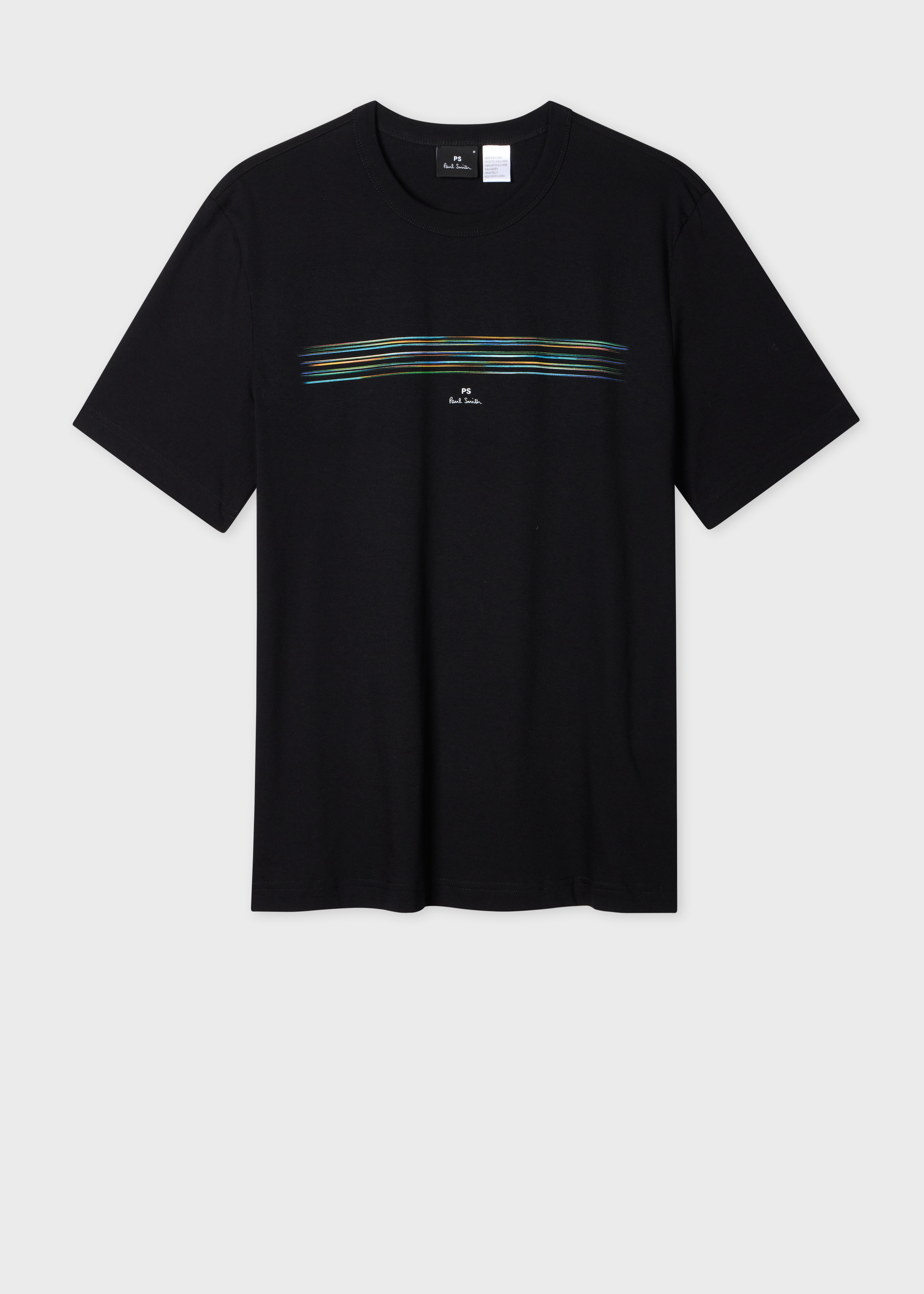 PS Paul Smith Organic Cotton 'Cycling Caps' Print T-Shirt