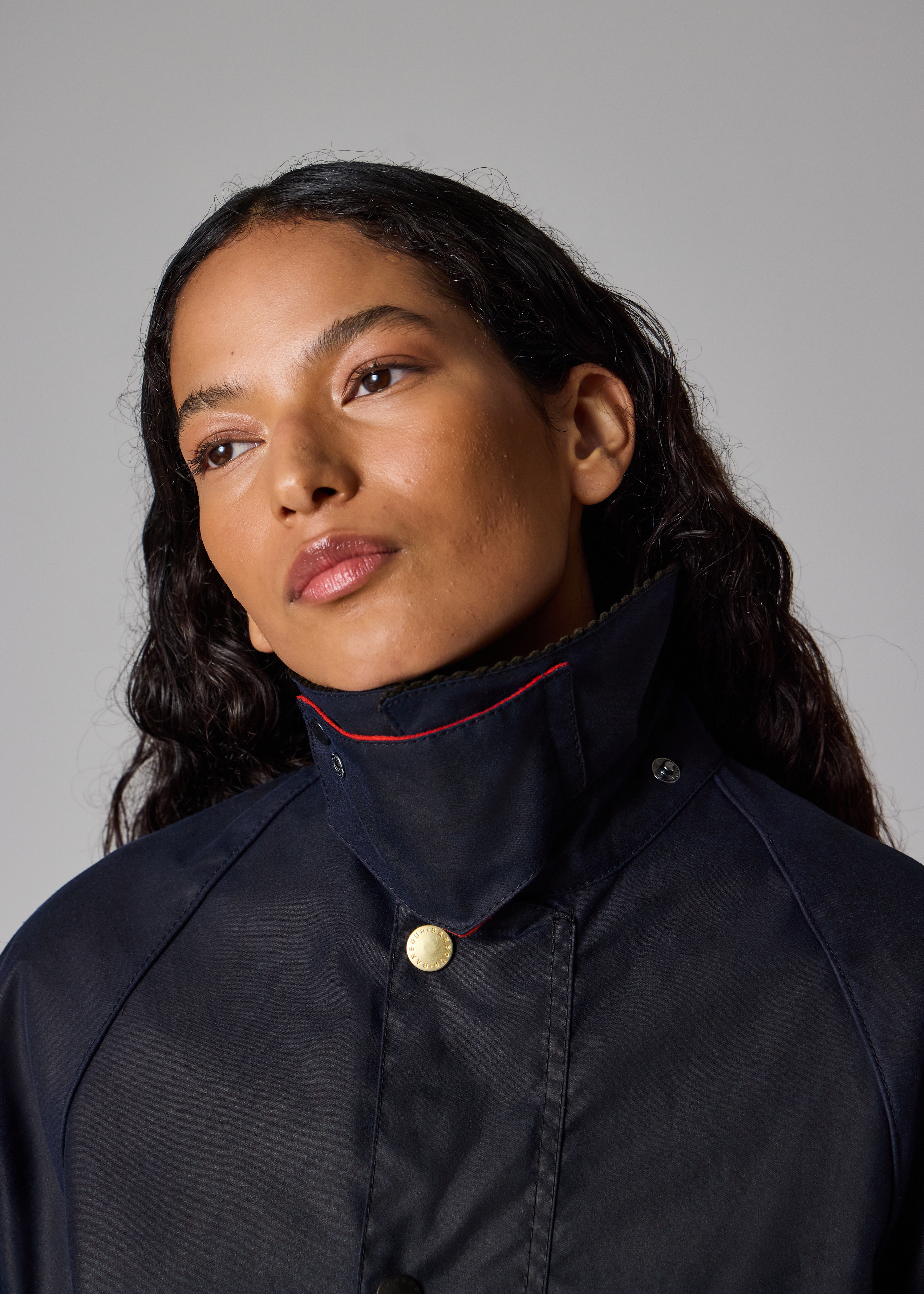 Paul Smith loves Barbour - Night Sky Oversized Bedale Wax Jacket