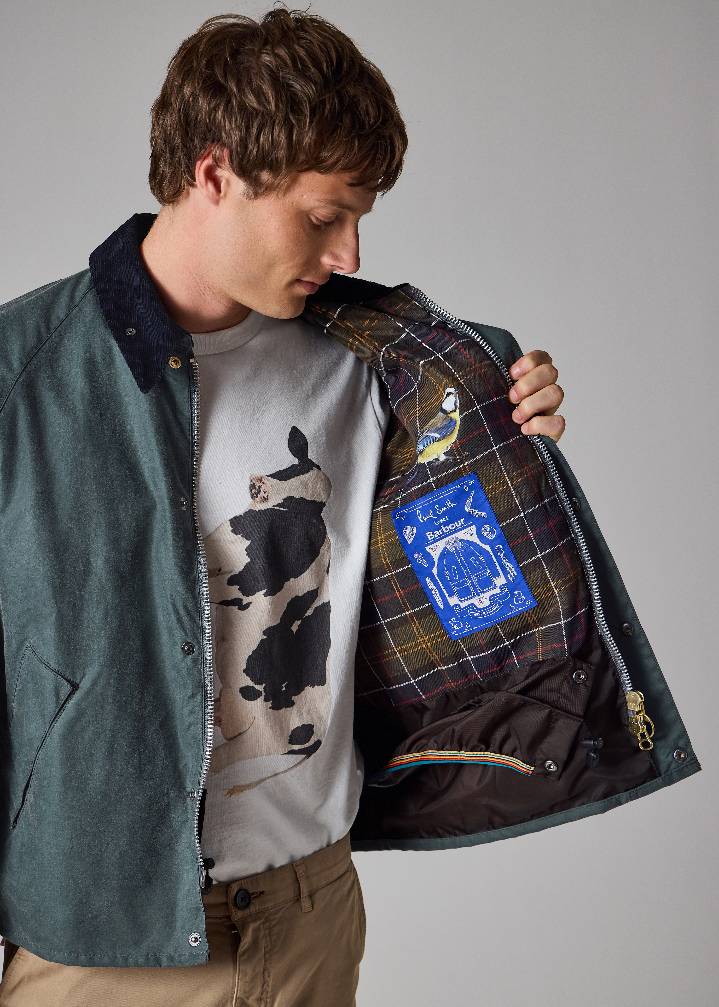 Barbour × Paul Smith TRANSPORT ワックスジャケット Paul Smith loves