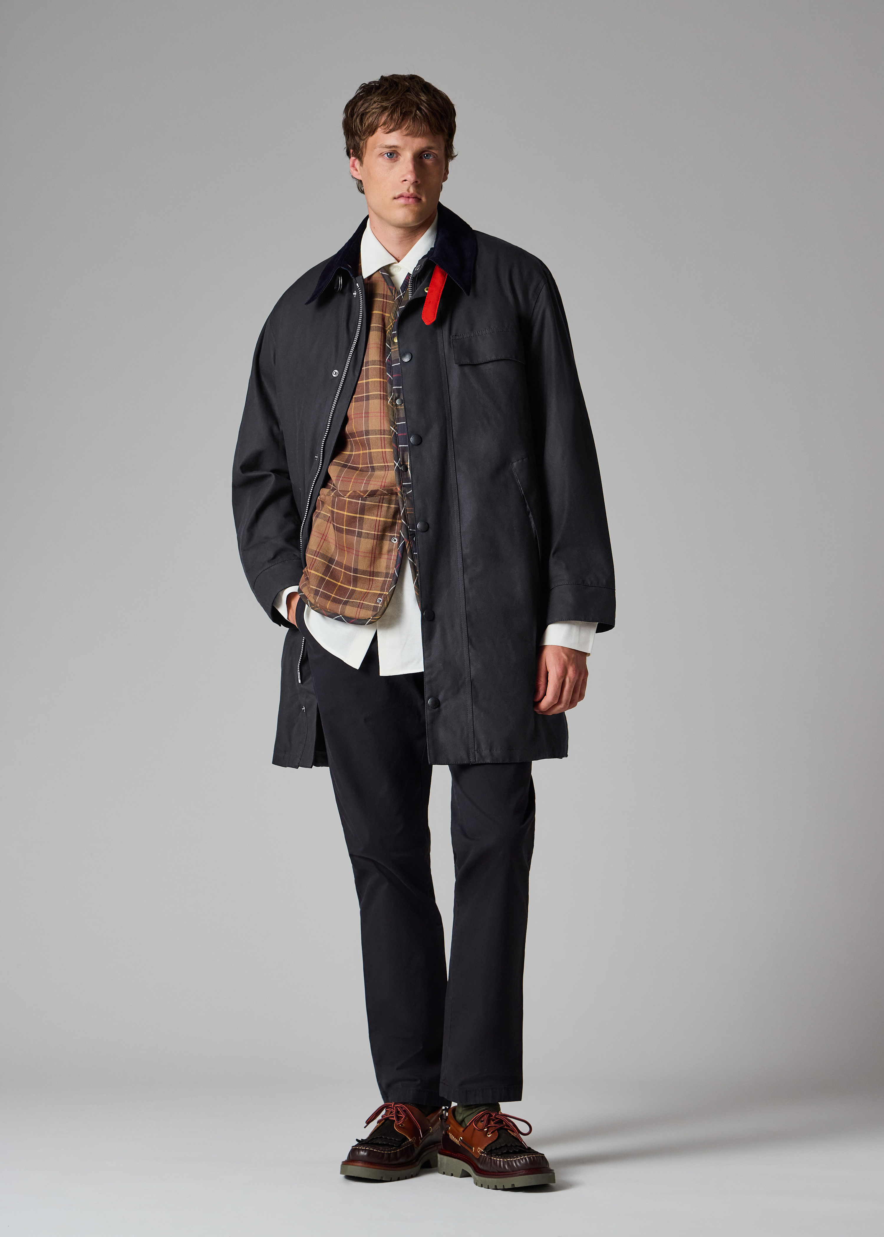 Paul Smith loves Barbour - Navy Beeston Wax Jacket