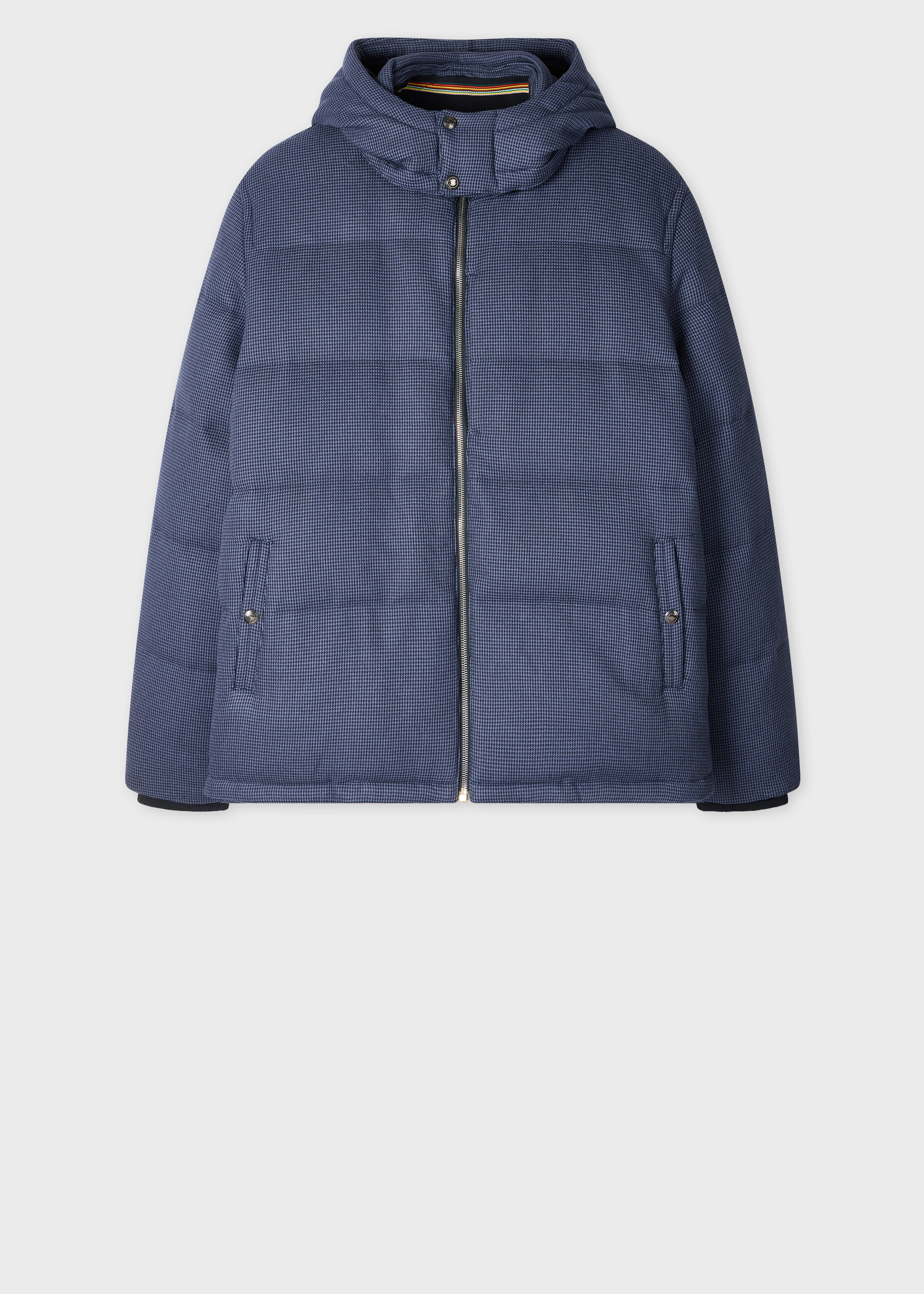 Padded Blazer Paul Smith Blue Blazer Paul Smith Navy Houndstooth