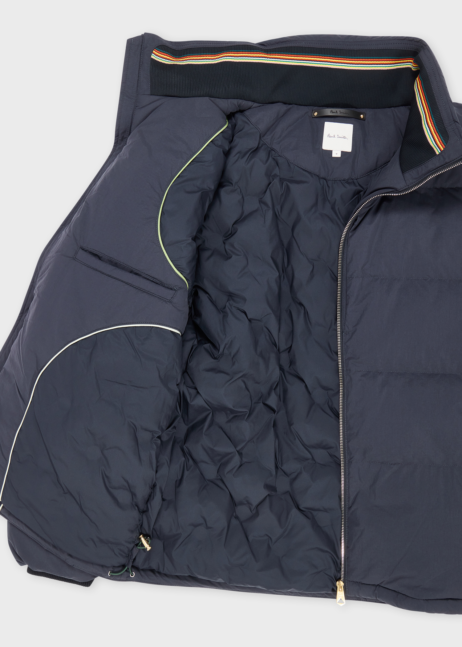 Paul Smith Navy Down Jacket with Detachable Hood King's Cross