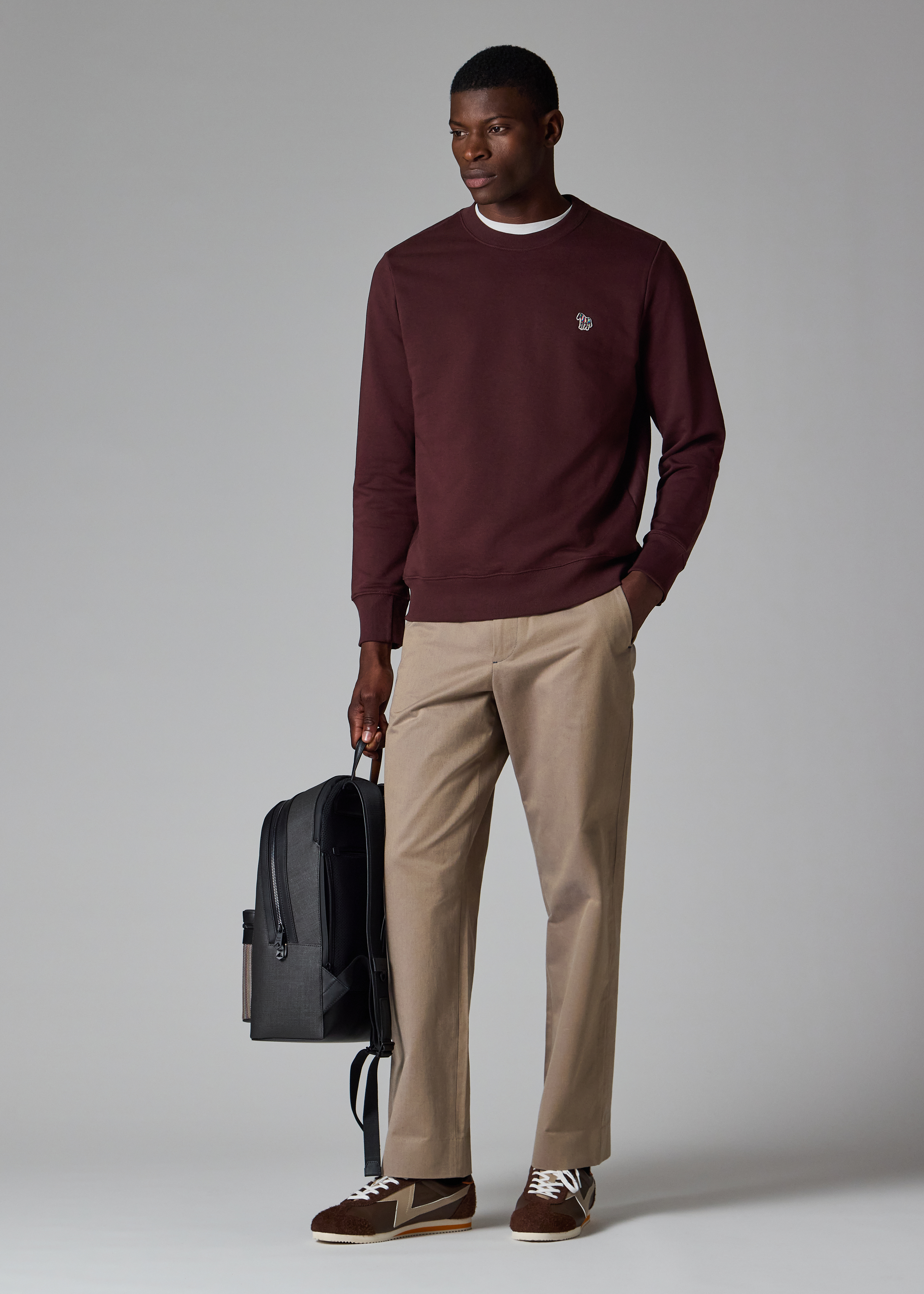 新品MARK&LONA Vector Faded Crew Sweater Men's Dark Navy Cotton