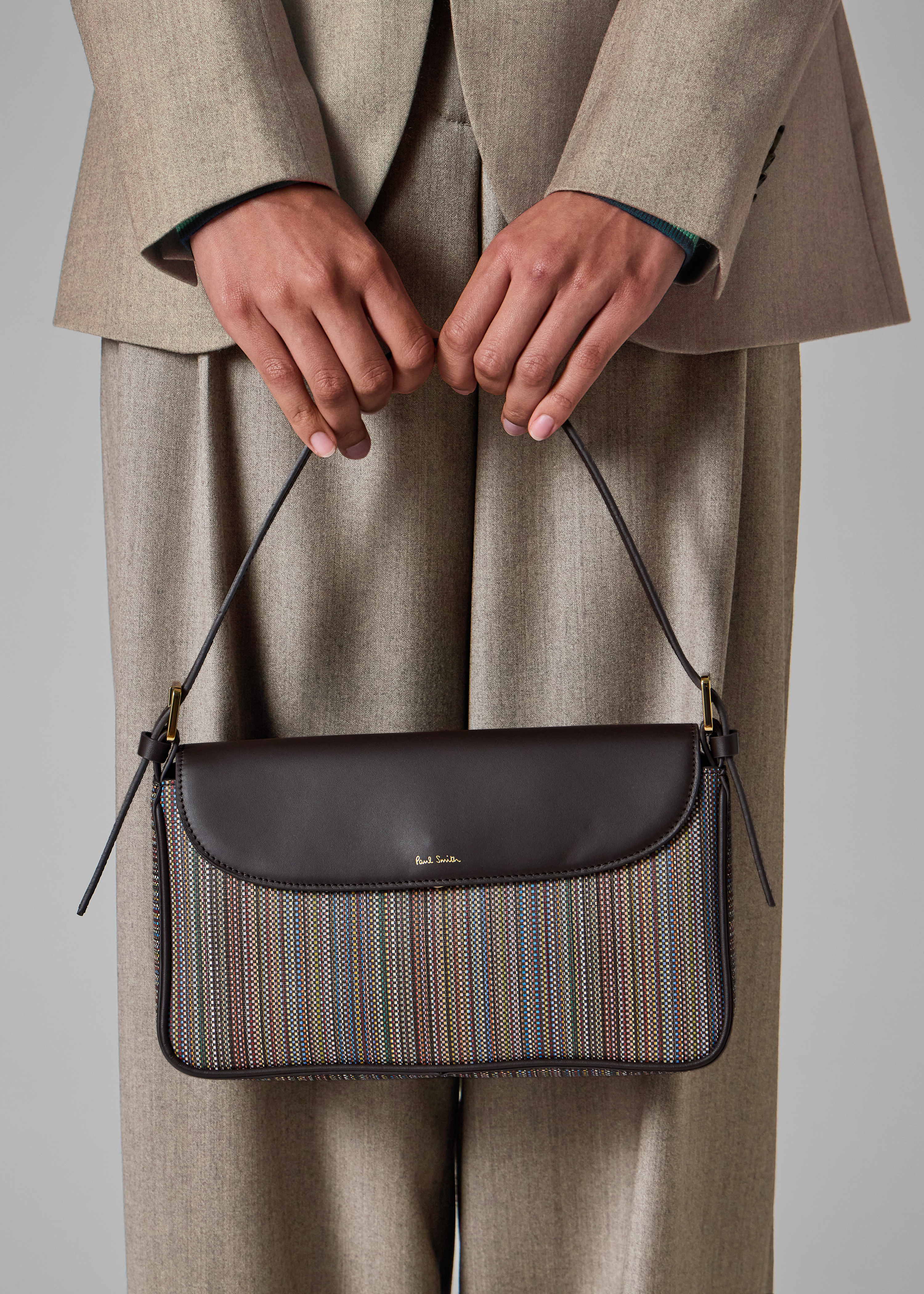 Paul Smith Women's 'Signature Stripe' Top Handle Shoulder Bag
